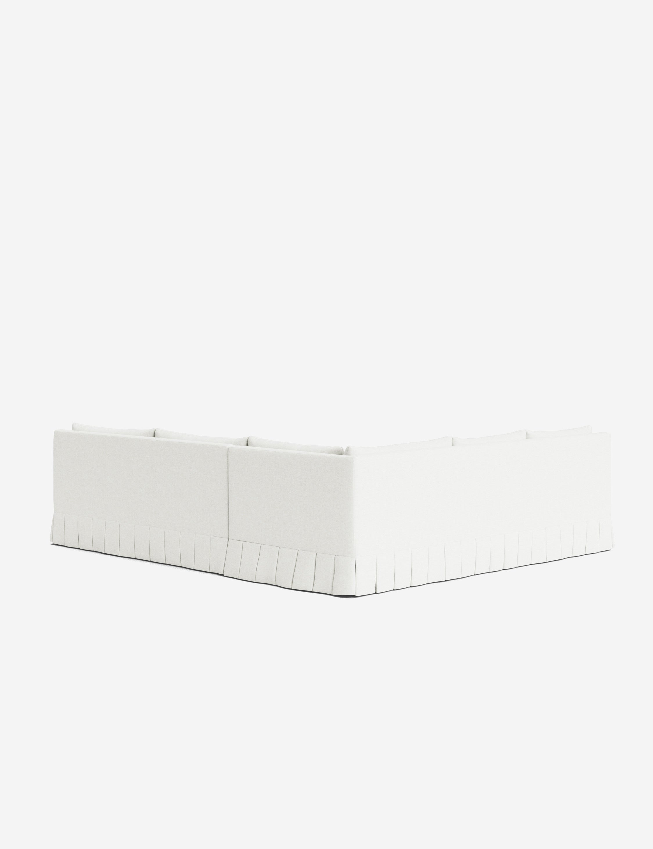 Lulu and Georgia Portola Luxe Depth Pleated Corner Sectional Sofa - view 140