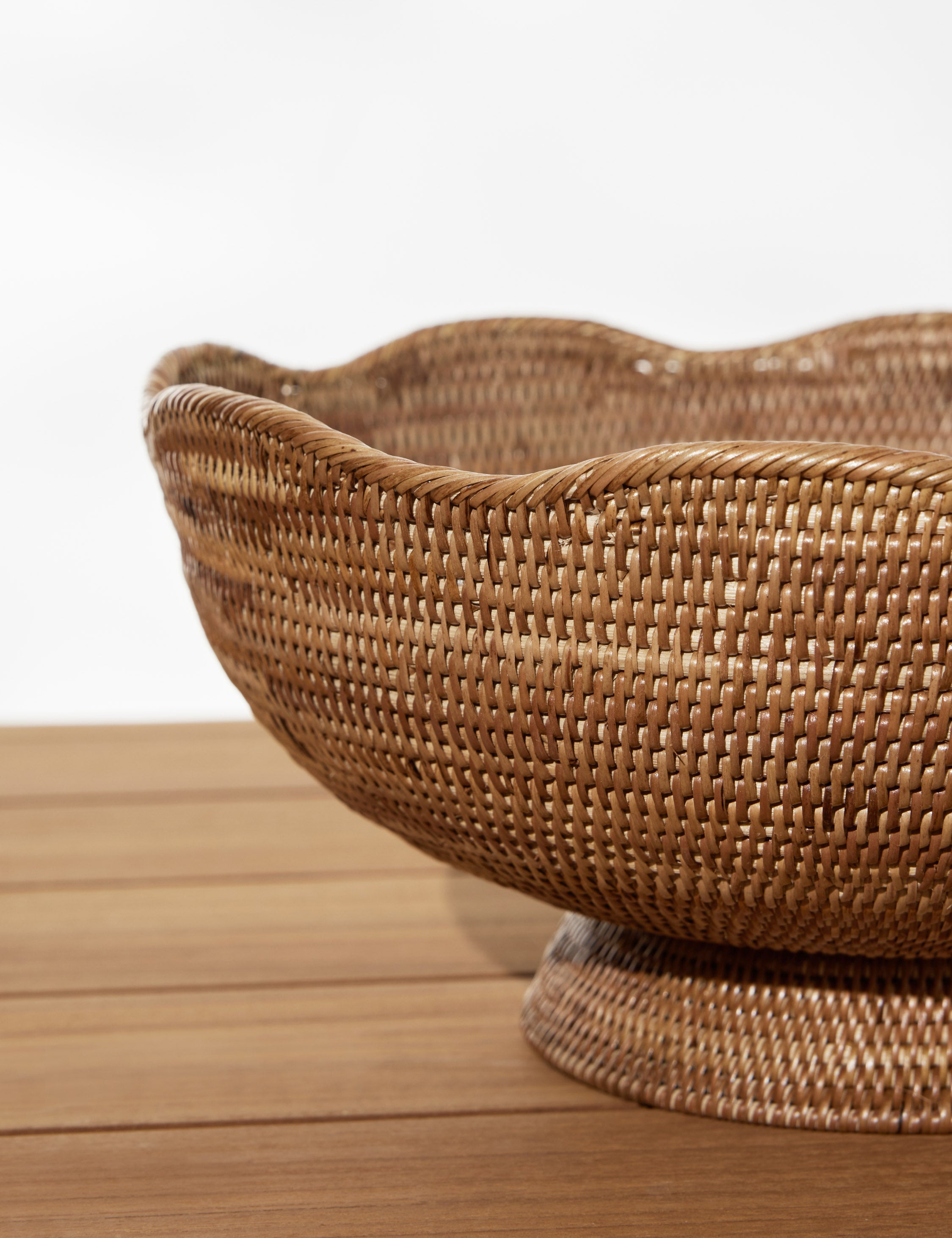 Lulu and Georgia Tyna Rattan Bowl – Natural - view 6