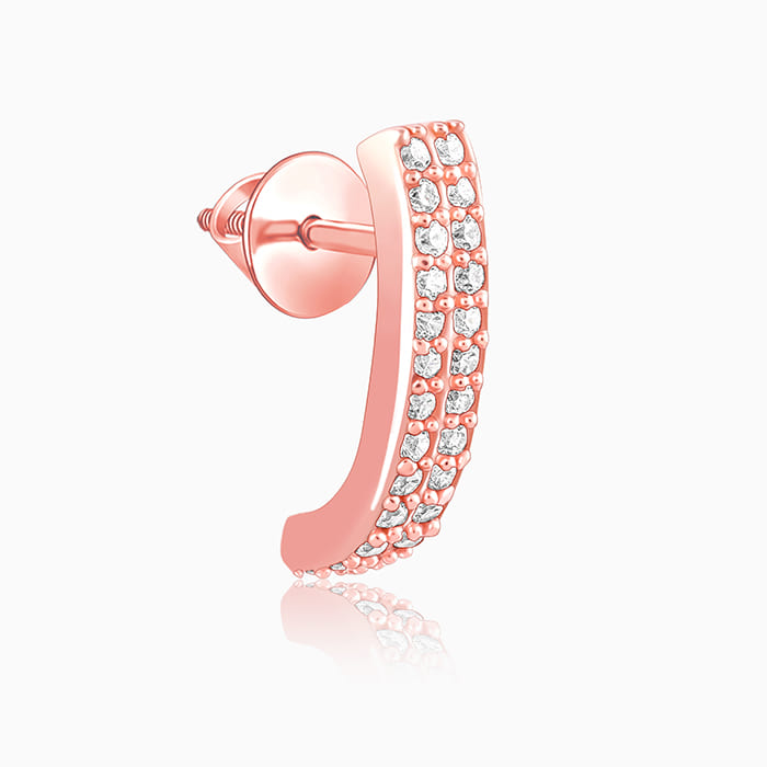 GIVA Jewellery Rose Gold Slender Set of Two - view 6