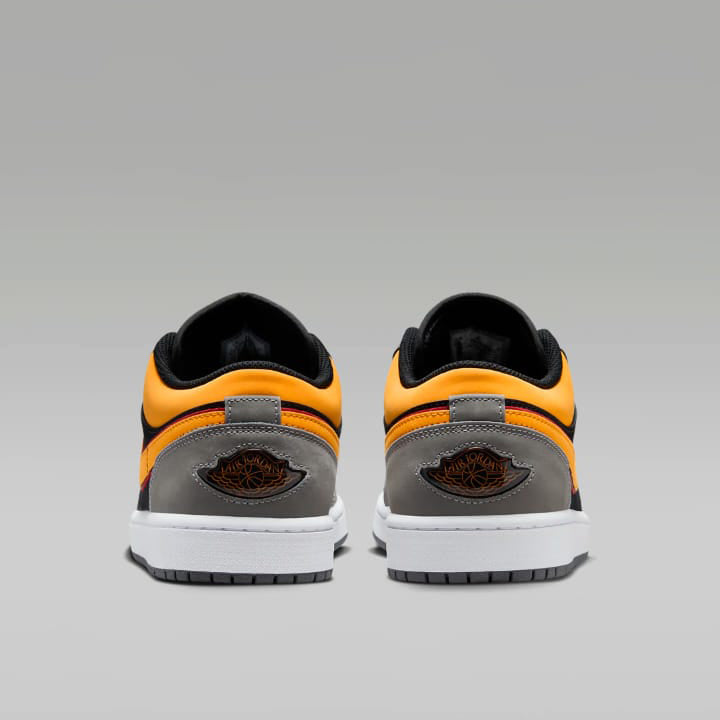 Kicks Machine Air Jordan 1 Low Light Graphite Vivid Orange Sale - view 5