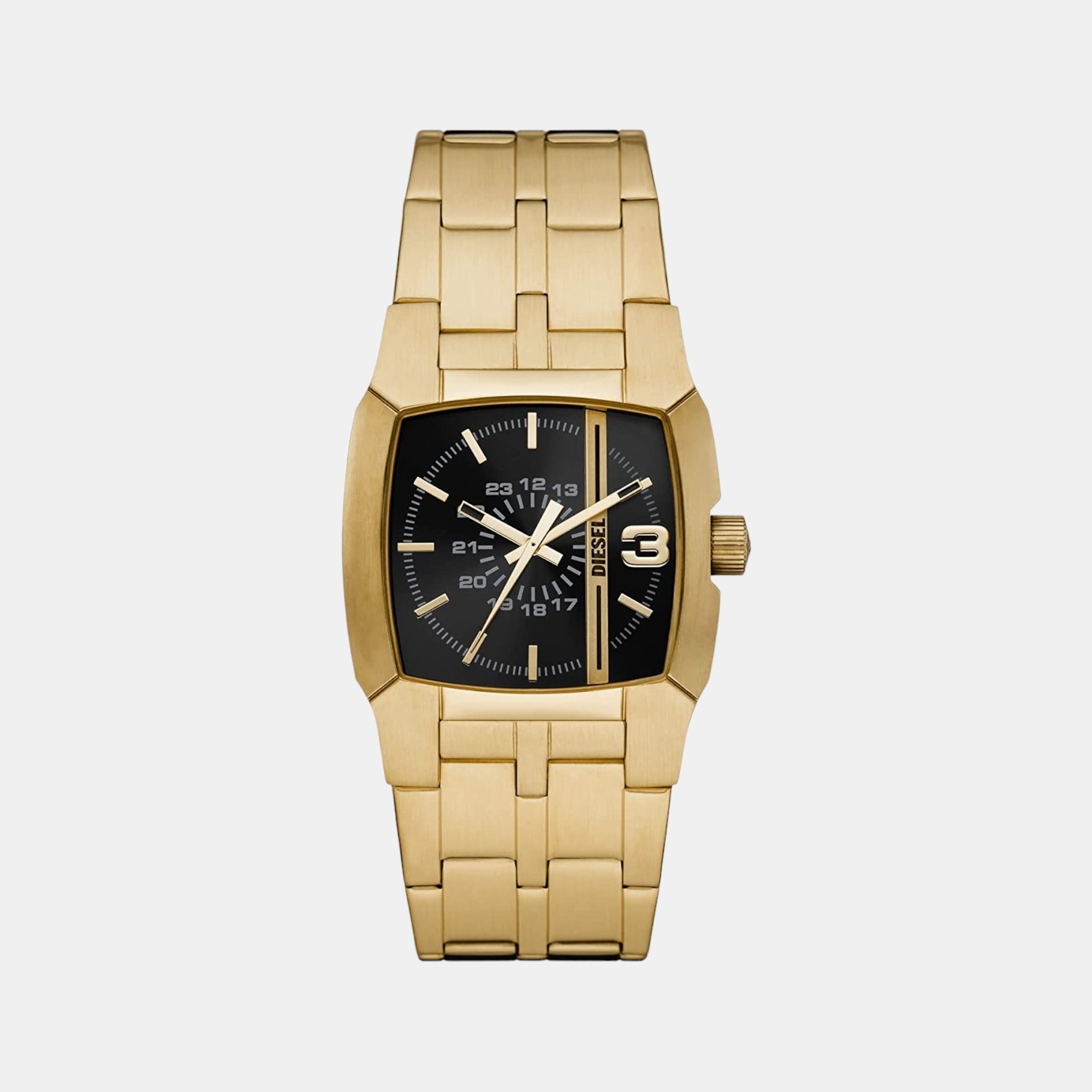 Diesel Cliffhanger Men Quartz Black Dial Analog Stainless Steel Watch DZ2151