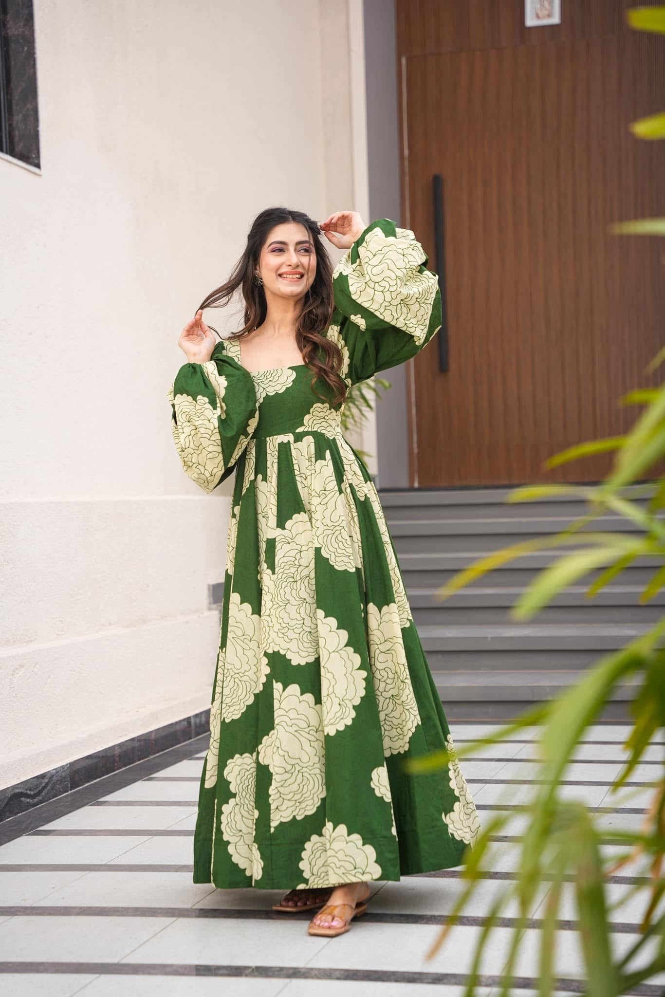 Idaho-o Cammy cotton maxi