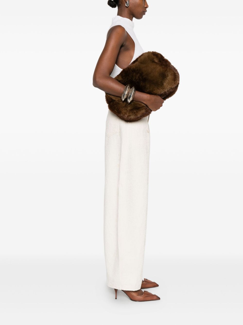 Apparis Faux-Fur Pouch – 100% Recycled Polyester - view 4