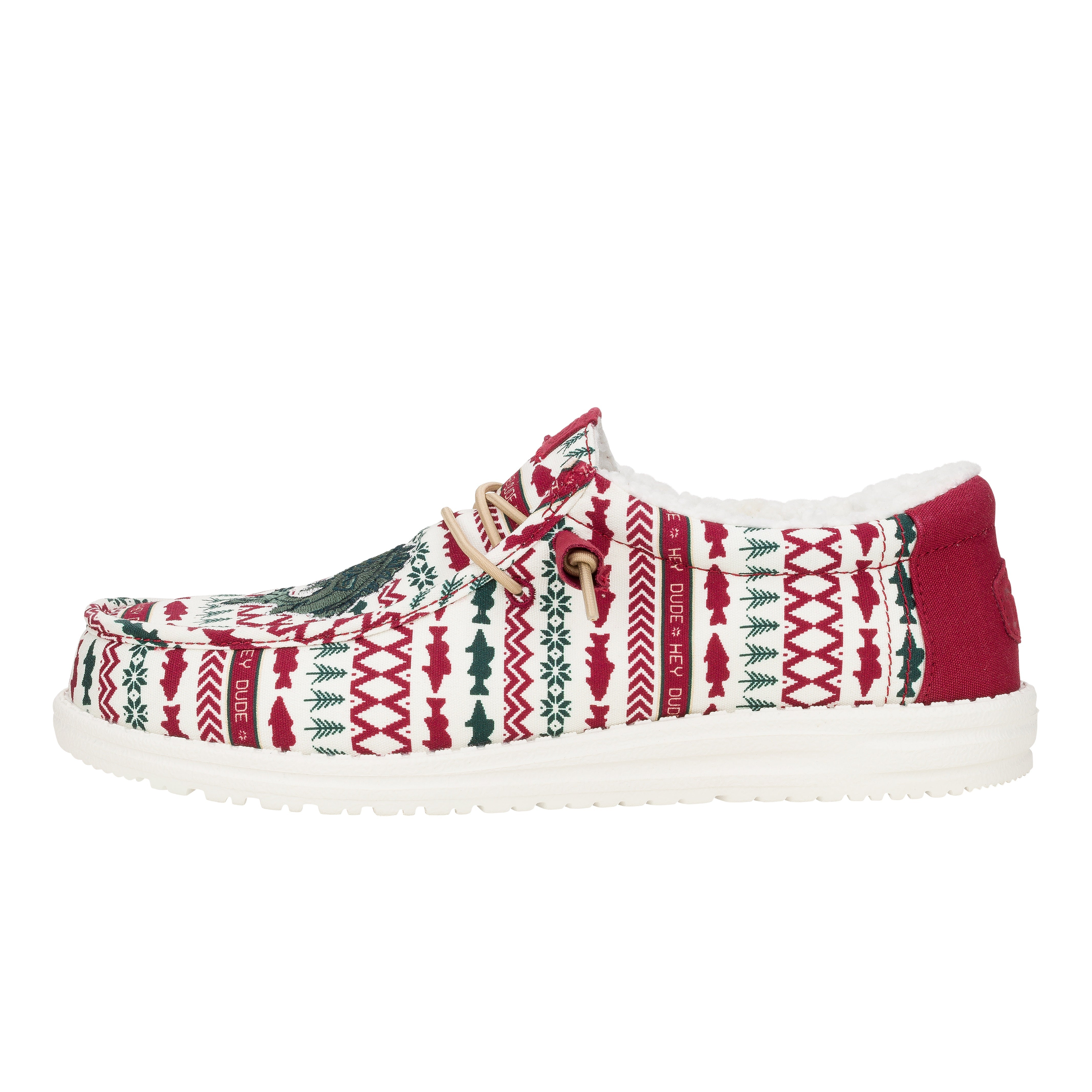 HEYDUDE shoes Wally Merry Fishmas Sweater - Multi/Red