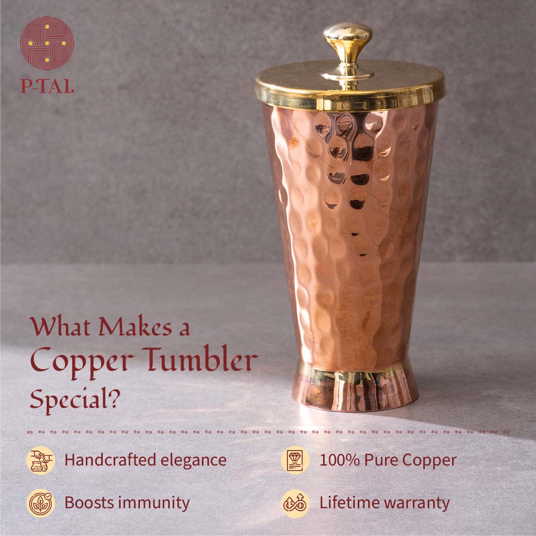 P-TAL Copper Tumbler in Gift box - view 4