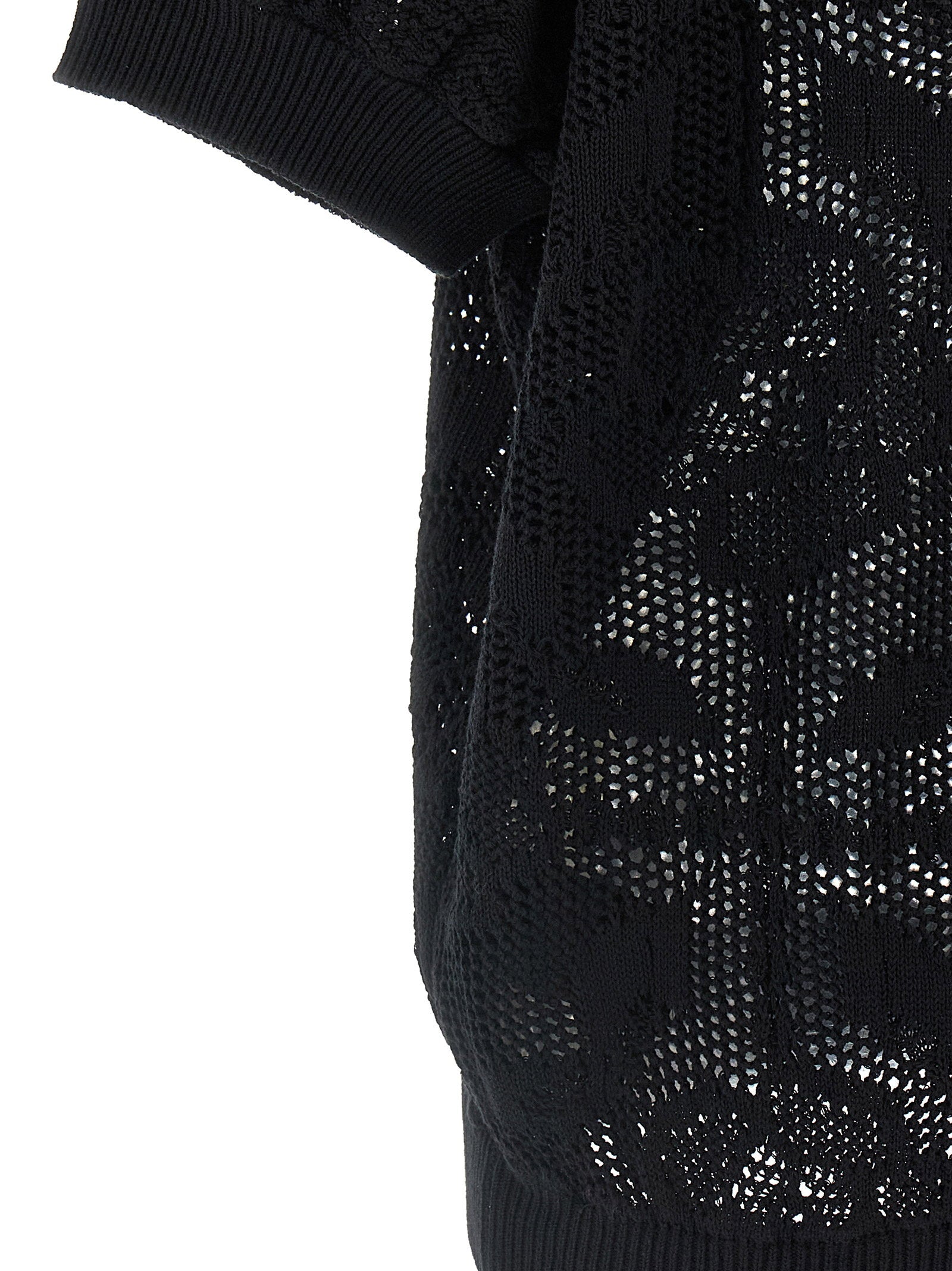 Nude Openwork Cotton Sweater – 100% cotton - view 4