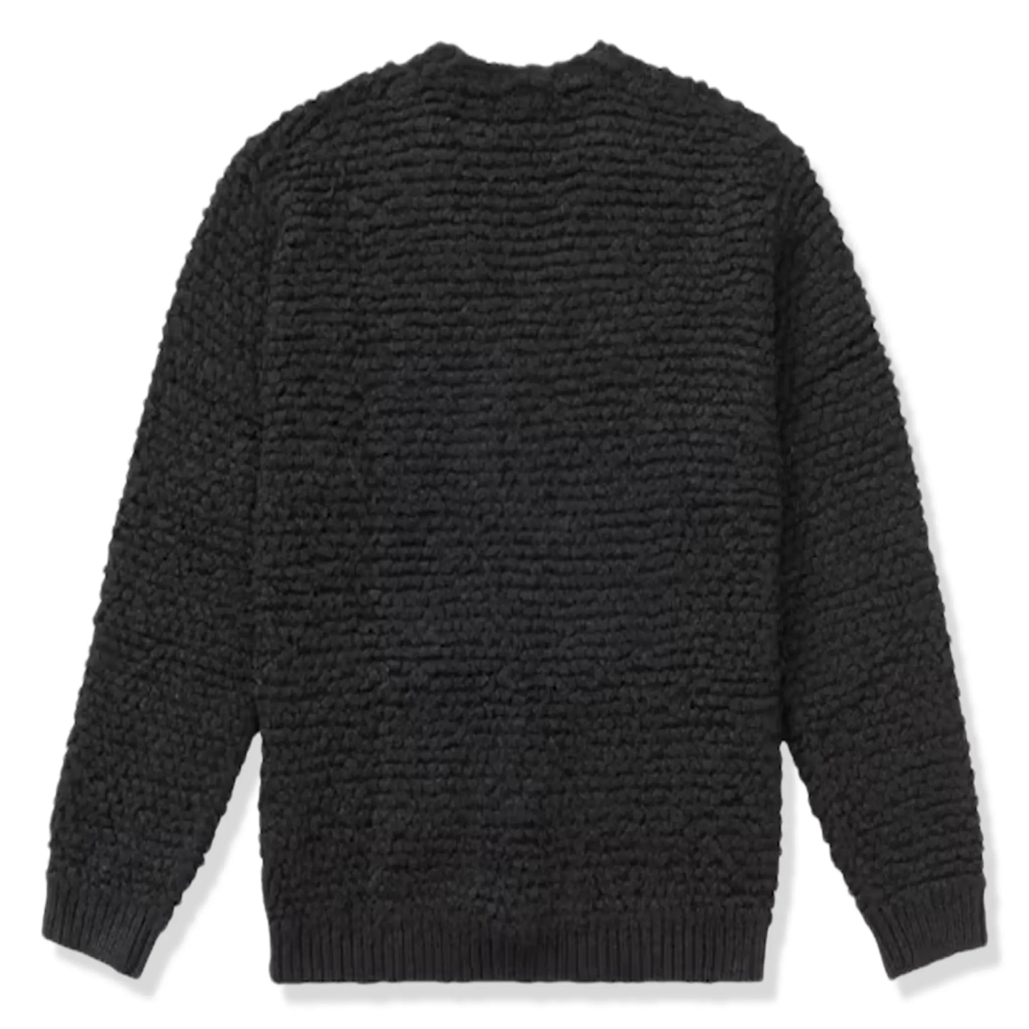 Supreme Textured Black Knotted Cardigan - view 2