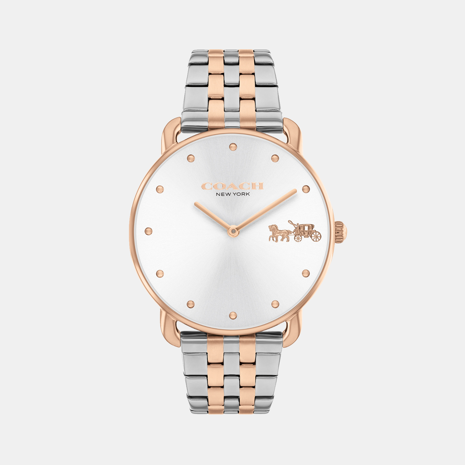 Coach Elliot Women Quartz Silver Dial Analog Stainless Steel Watch 14504293