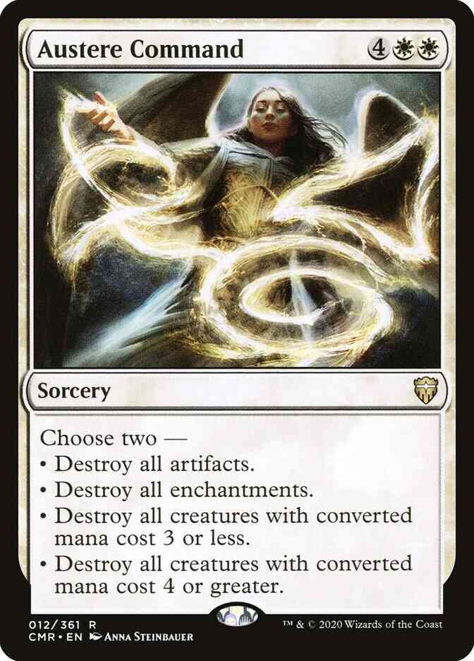 Austere command 12 – Magic Austere Command [12] [Commander Legends] [Non-Foil]