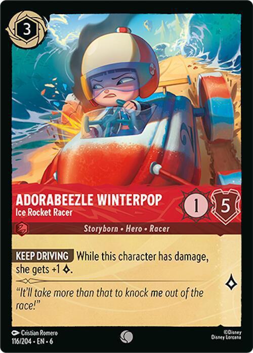 Lorcana Adorabeezle Winterpop - Ice Rocket Racer - 116/204 [Azurite Sea] [Non-Foil]