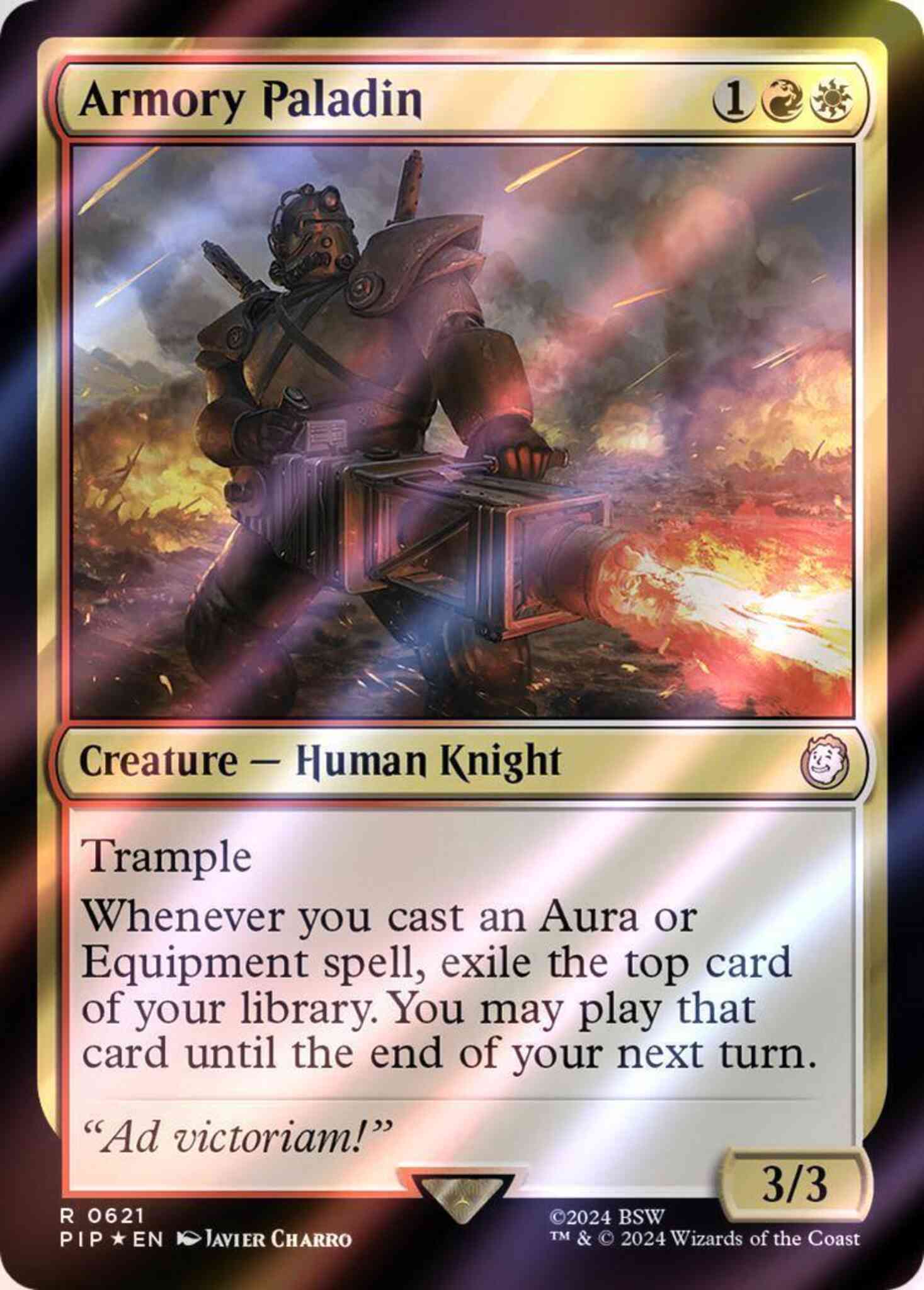 Armory paladin 621 – Magic Armory Paladin [621] [Fallout] [Surge Foil]