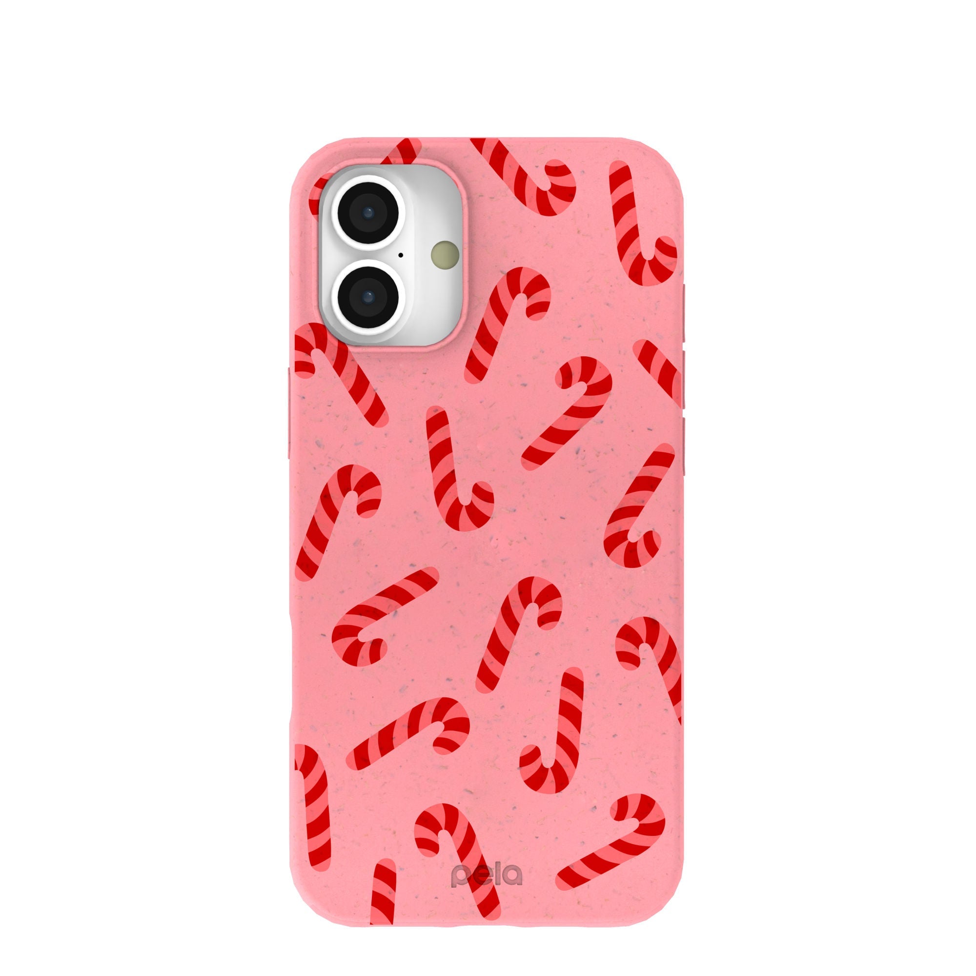 BlackTree Bubblegum Pink Candy Cane Chaos iPhone 16 Plus Case