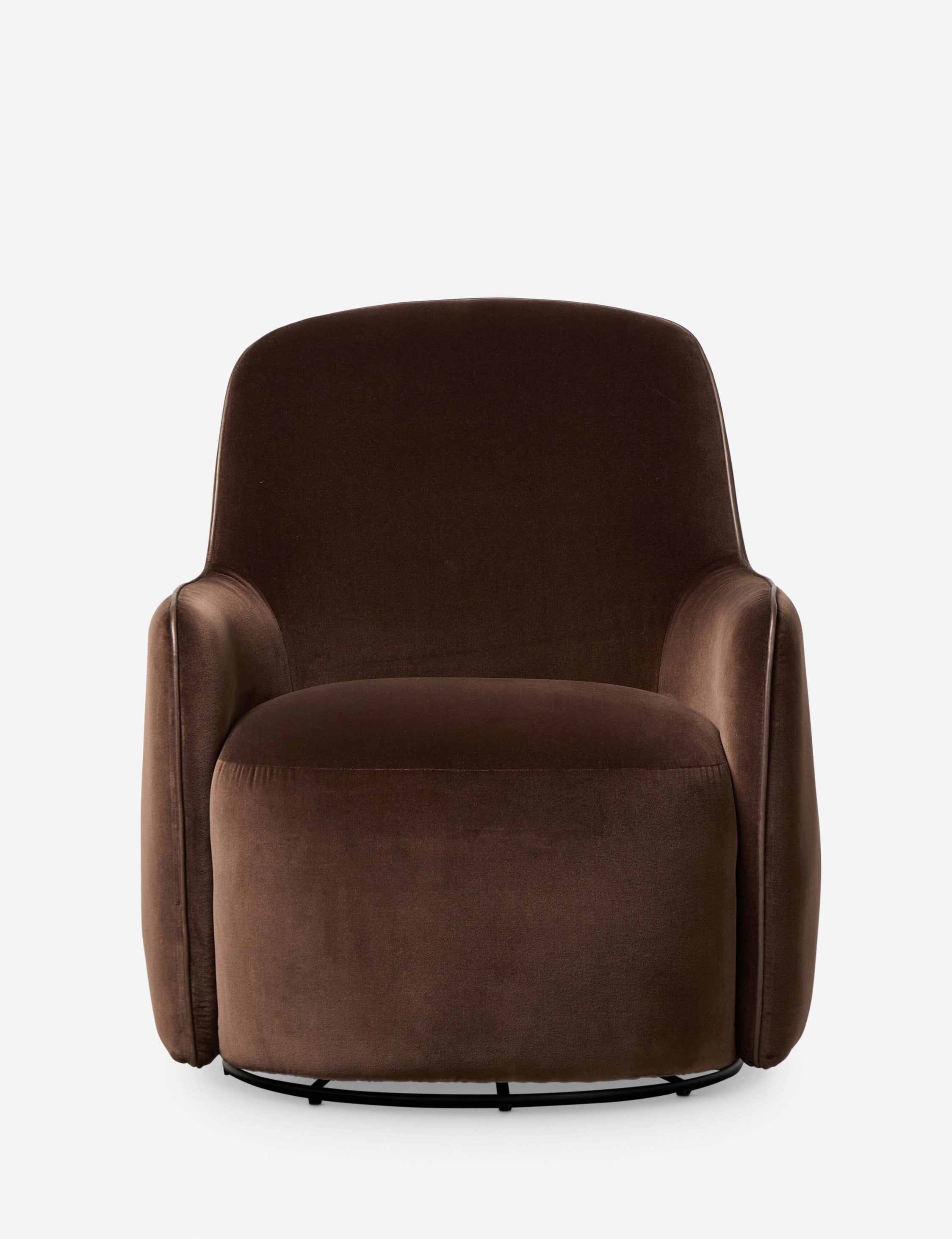 Lulu and Georgia Ballard Swivel Chair – Brown