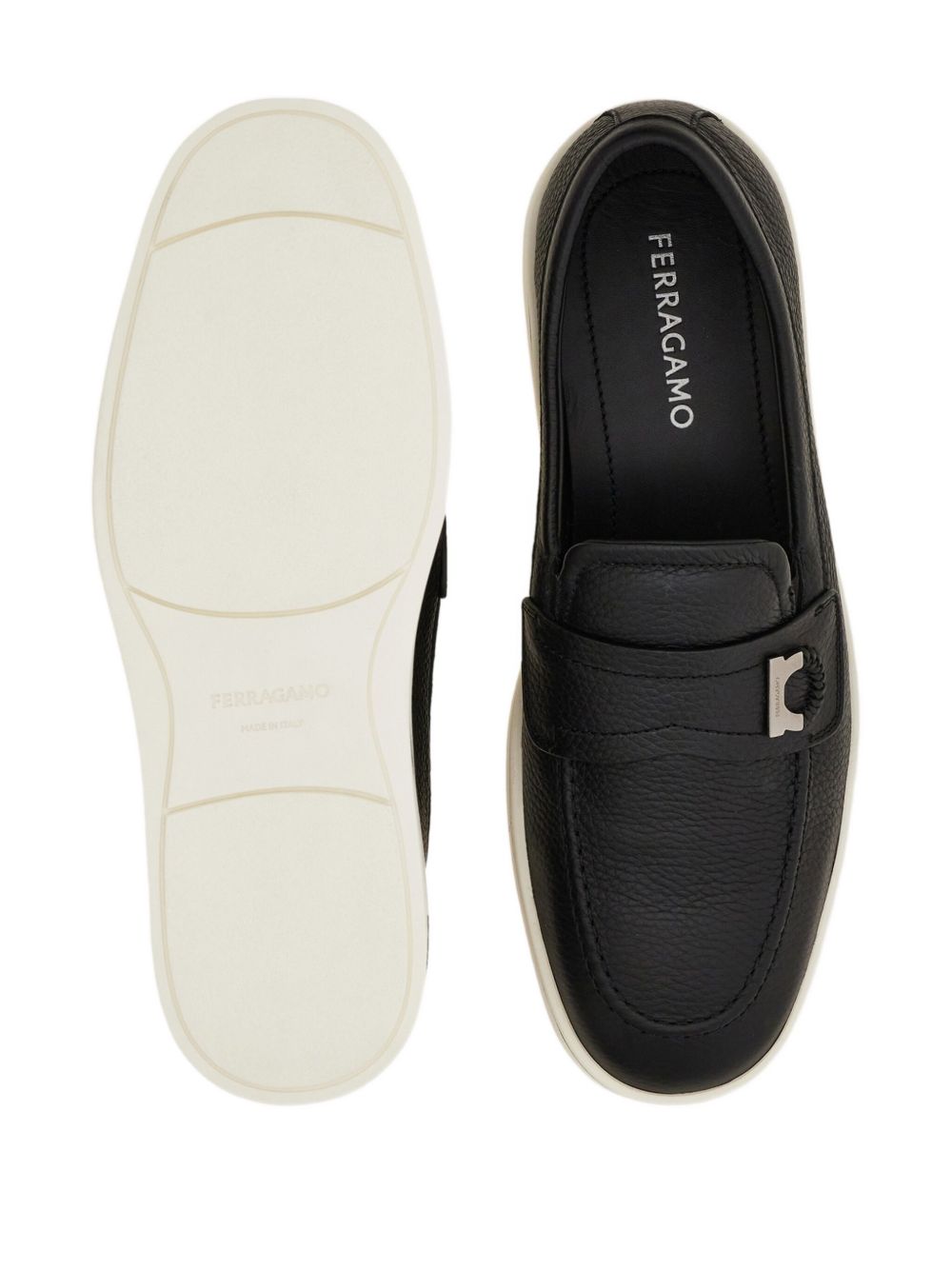 Ferragamo Tancredi loafers – LEATHER 100% - view 4
