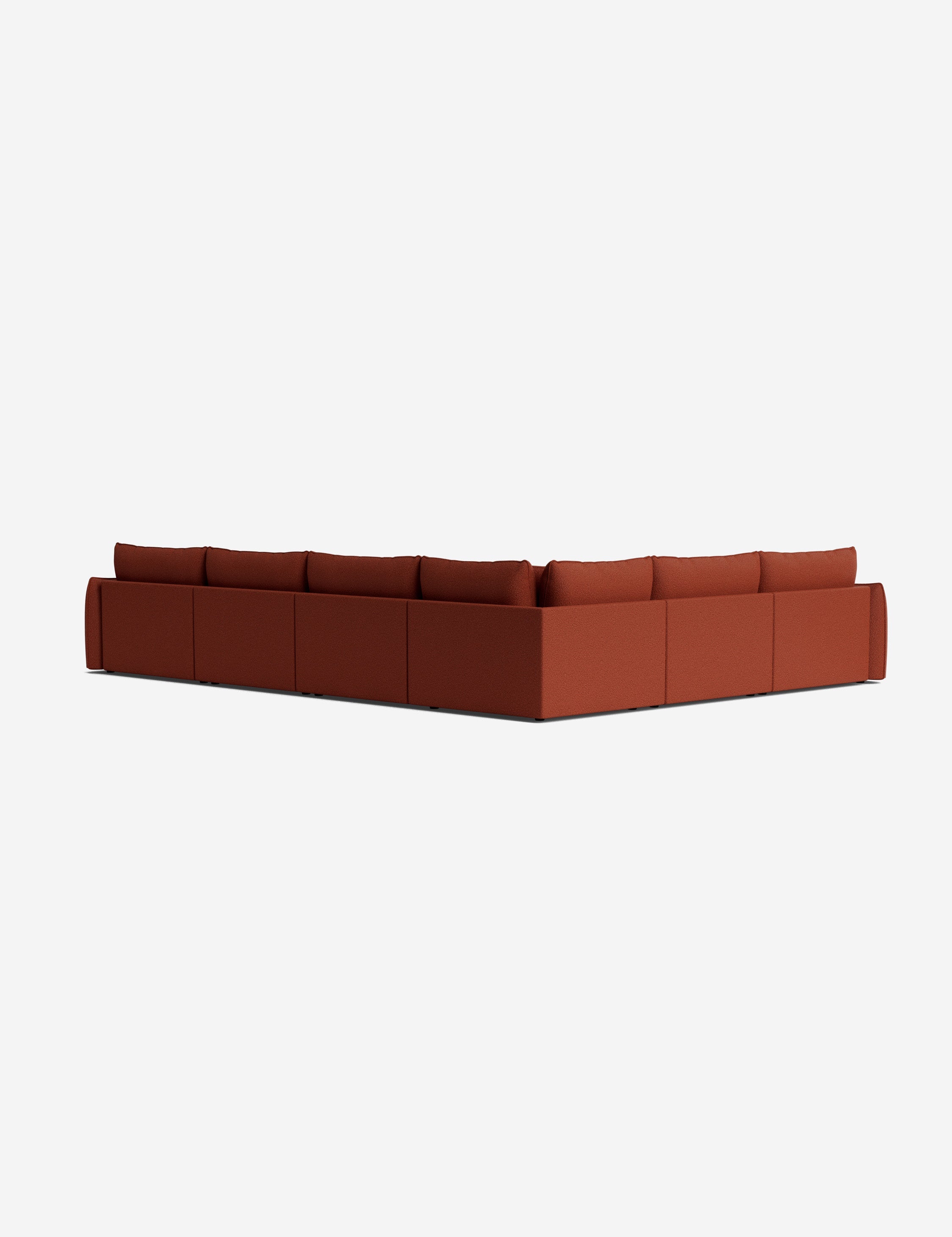 Lulu and Georgia Balmer Modular Corner Sectional Sofa With Ottoman - view 72