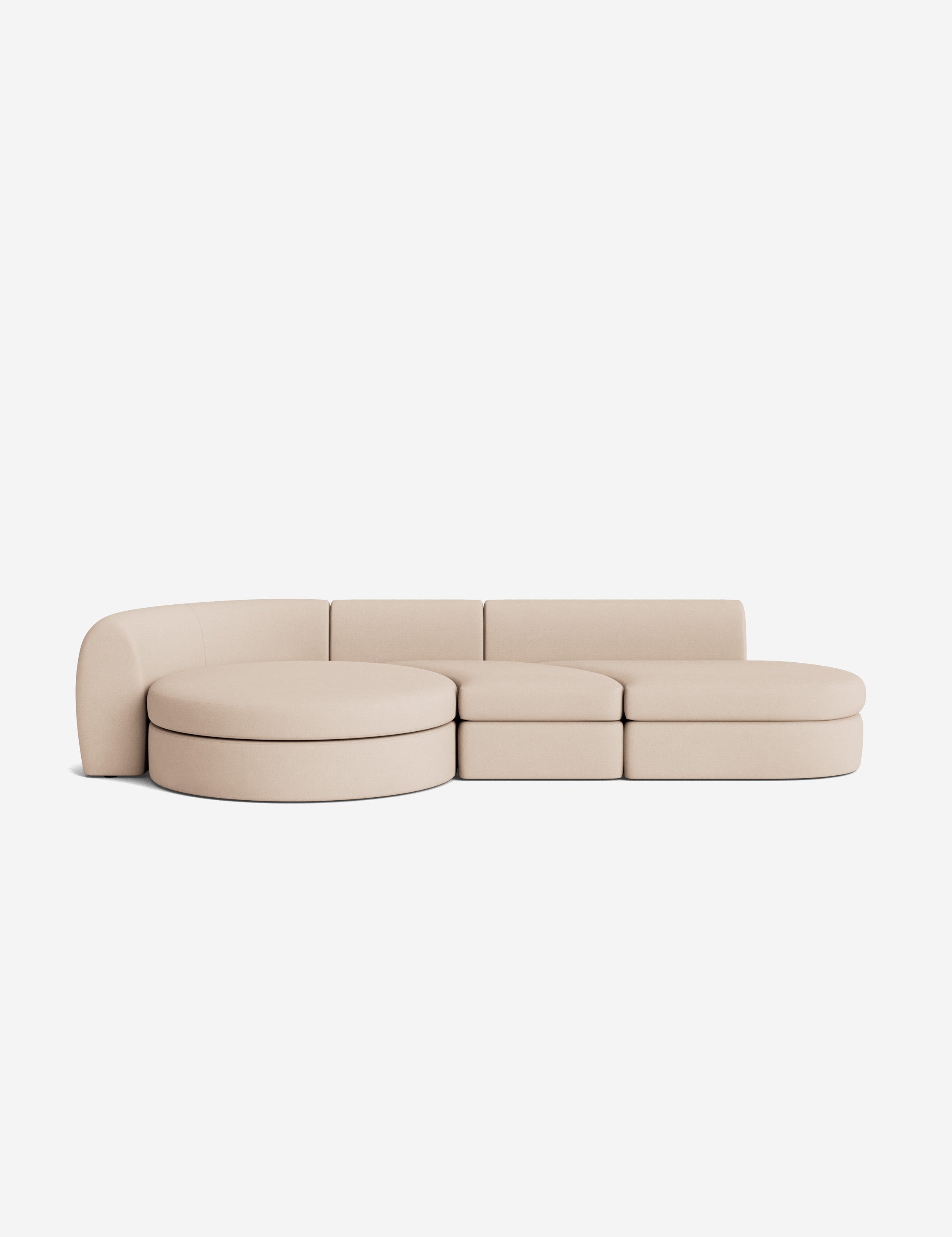 Lulu and Georgia Buckley Modular Chaise Sectional Sofa - view 217