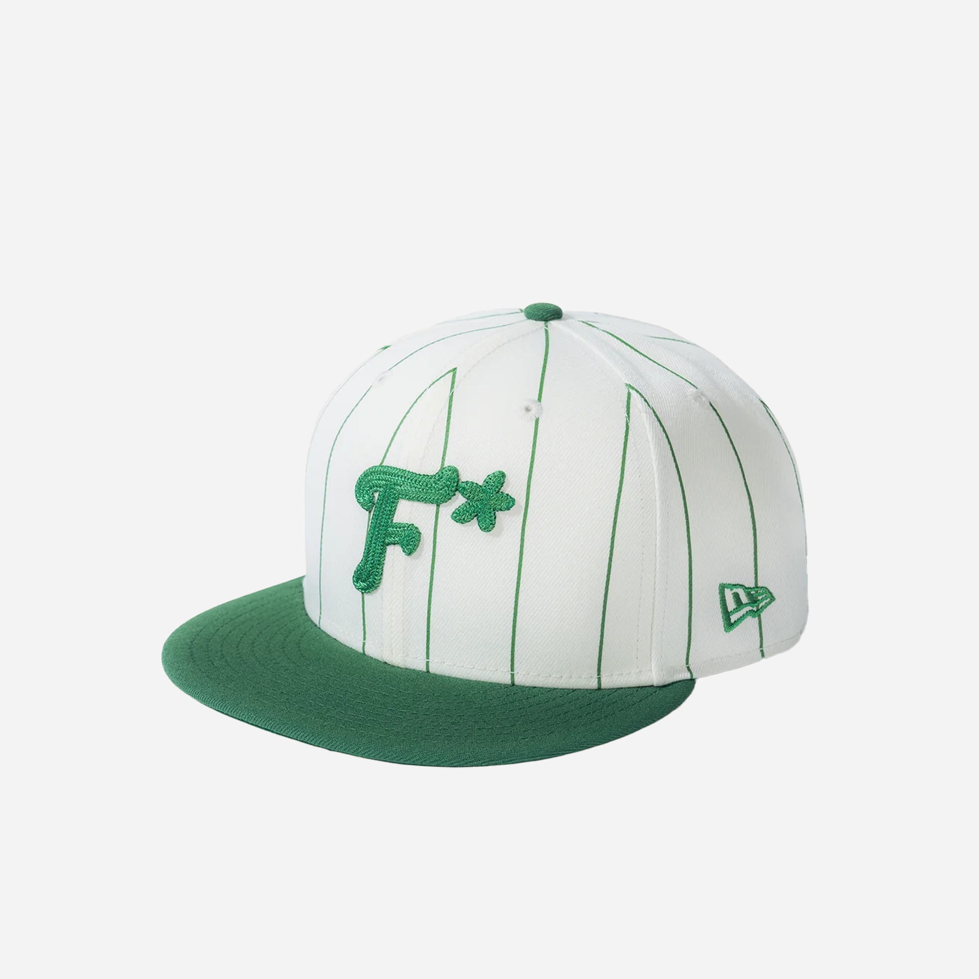 Golf Le Fleur Striped F Fitted Hat Green - view 2