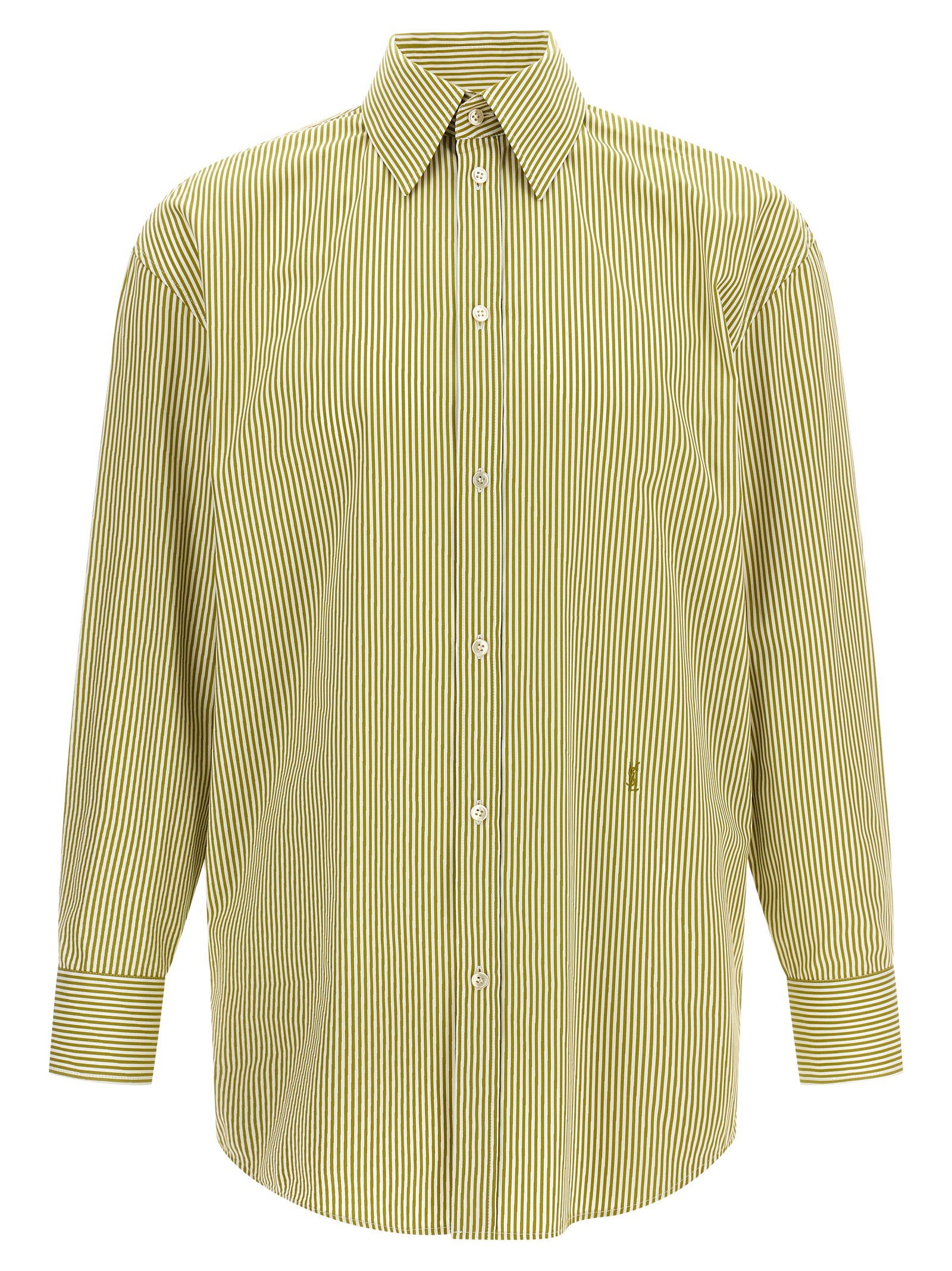 Saint Laurent Striped Shirt – 100% cotton