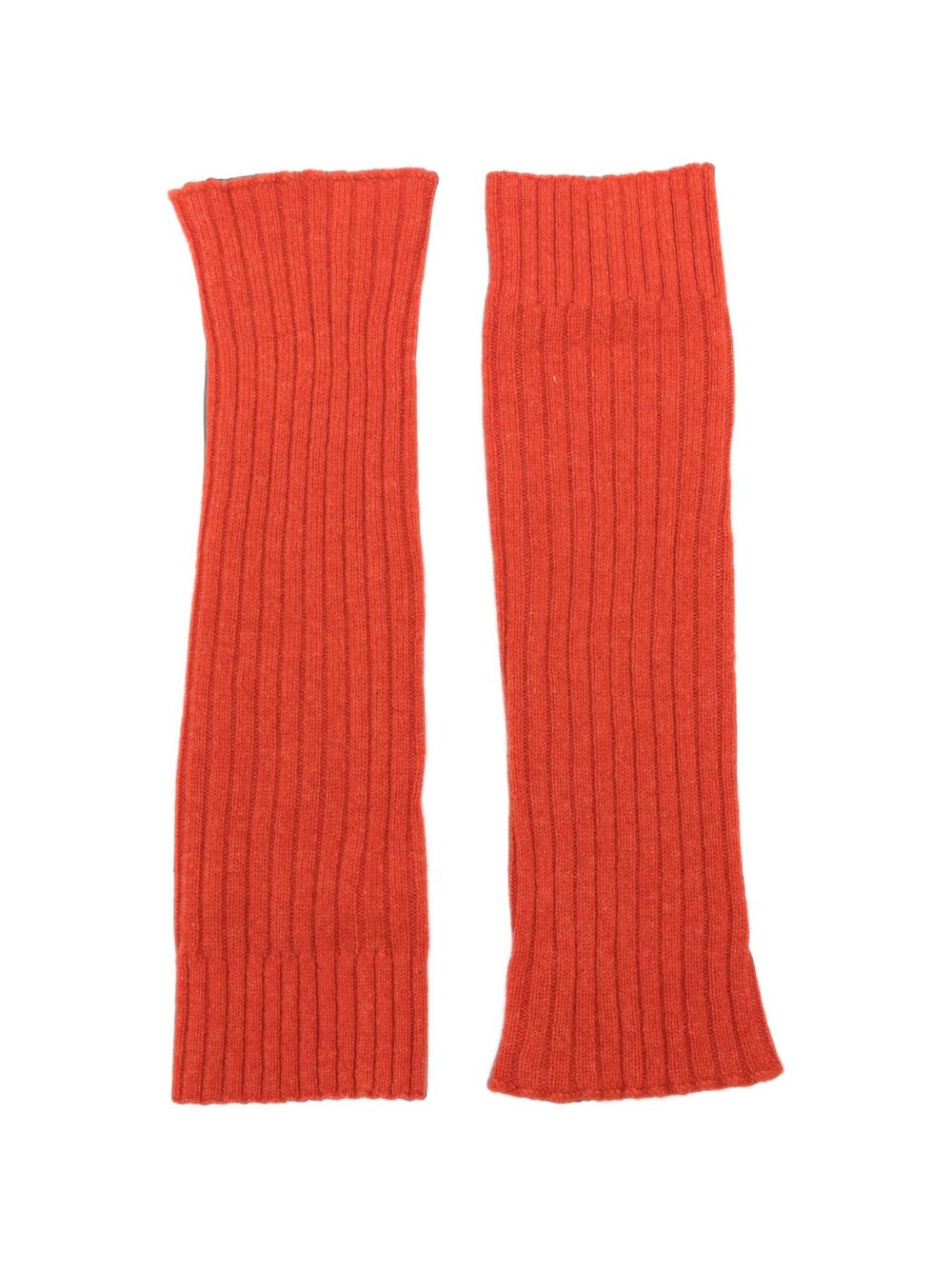 CT PLAGE Gloves ORANGE – 100% Cashmere