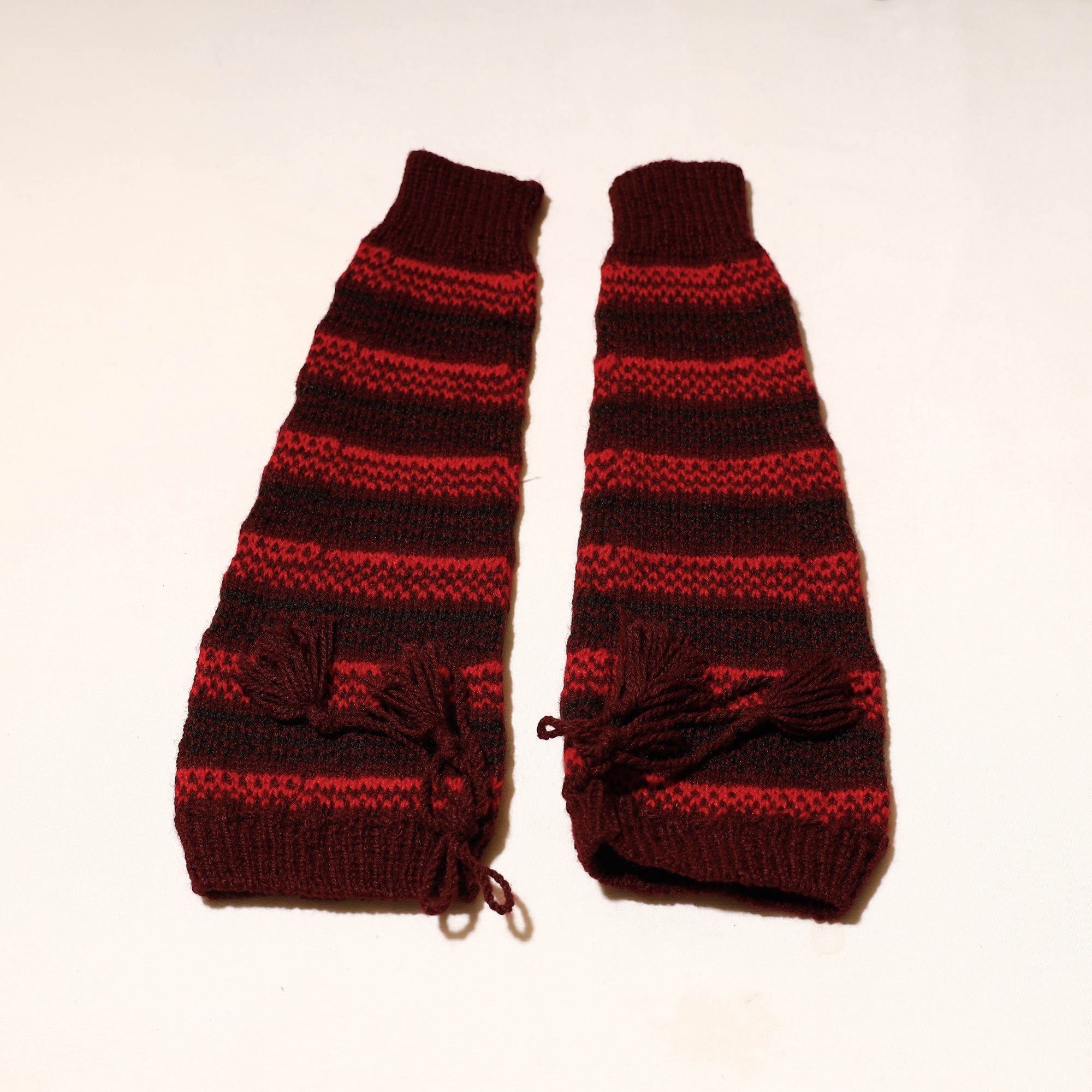 KILMORA Brown - Kumaun Hand Knitted Woolen Leg Warmer