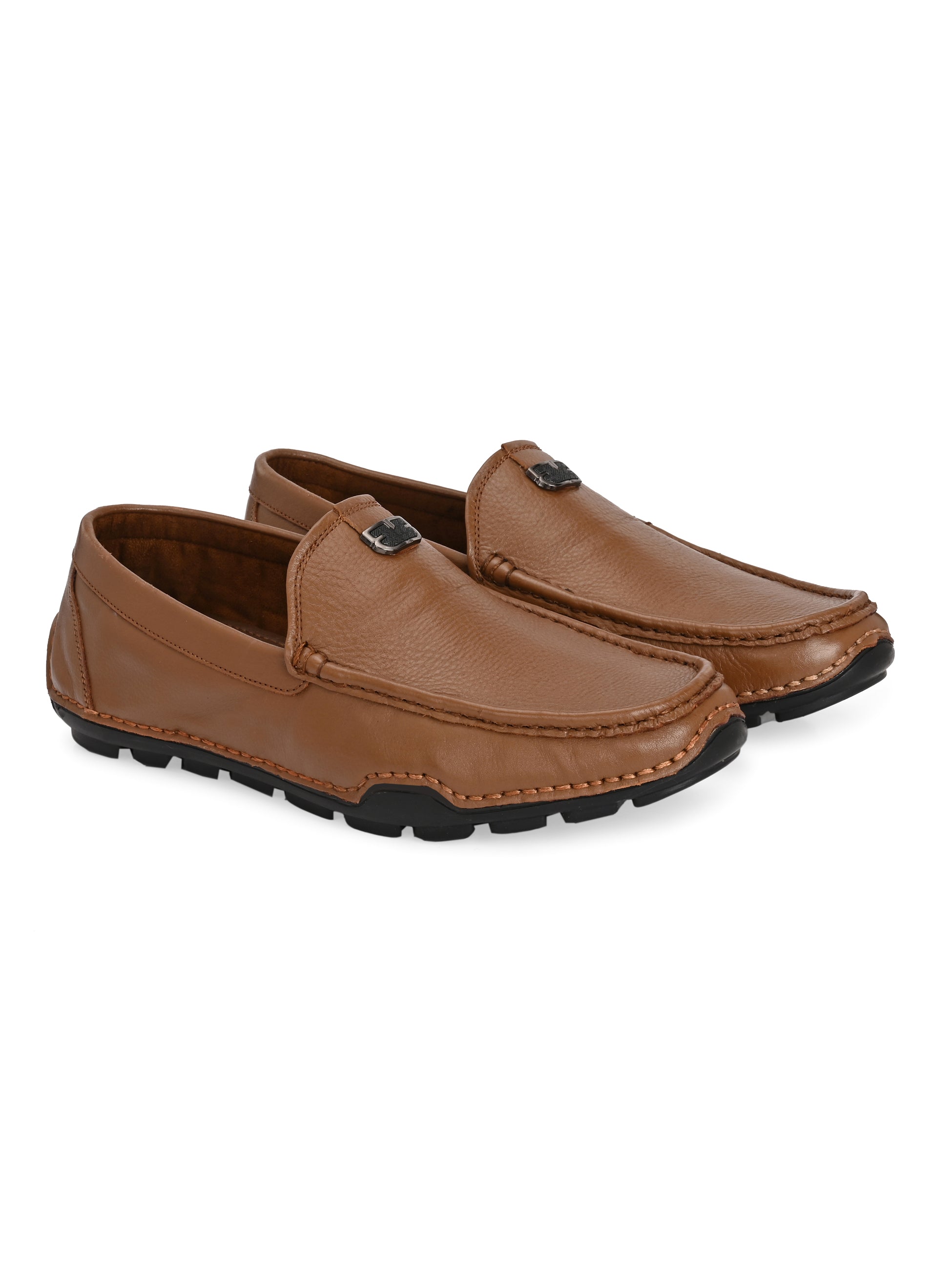 Egoss Shoes Egoss Casual Leather Loafers For Men - view 8