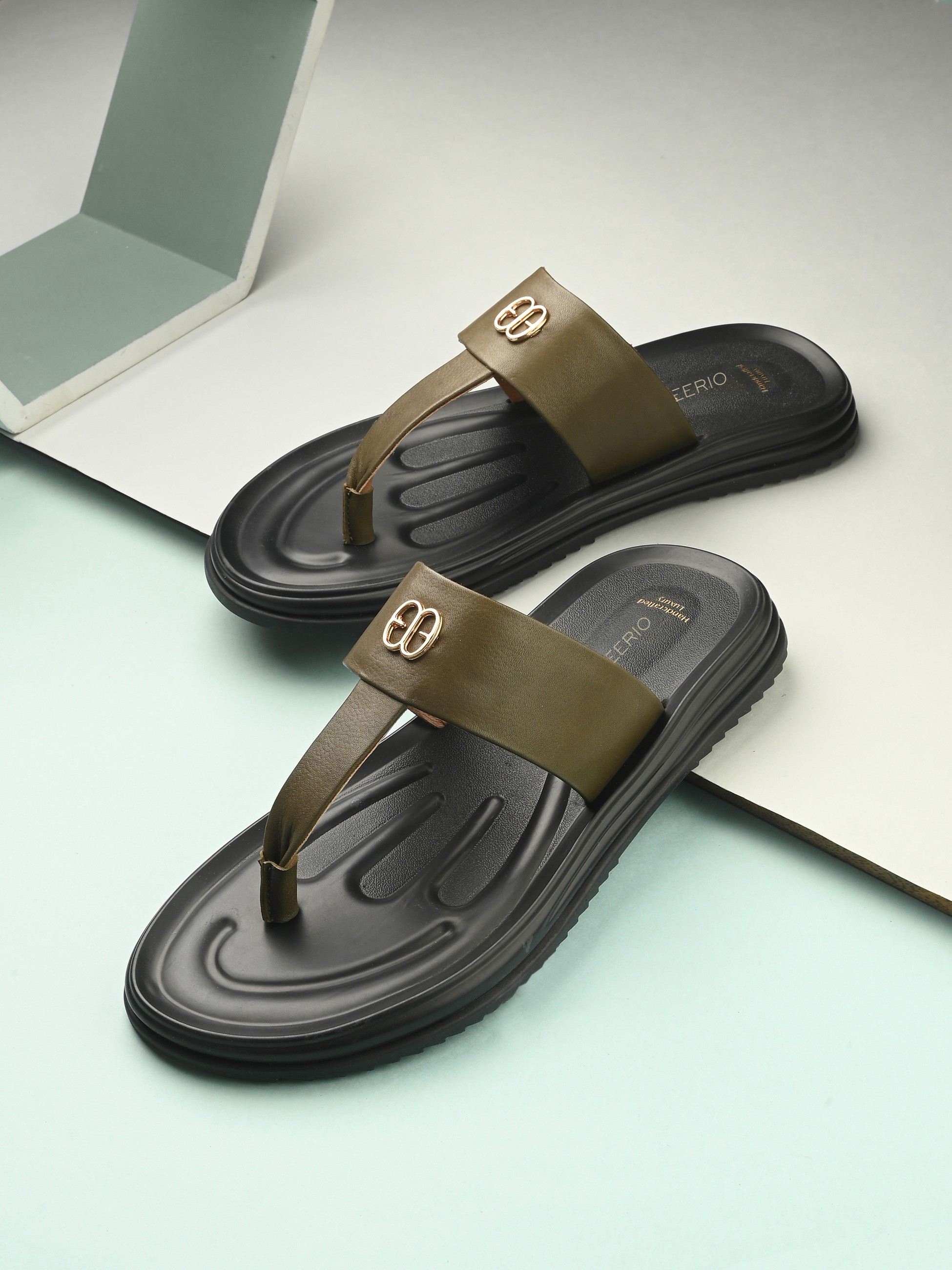 Egoss Shoes Comet Leather Slippers by Aspeerio - view 2
