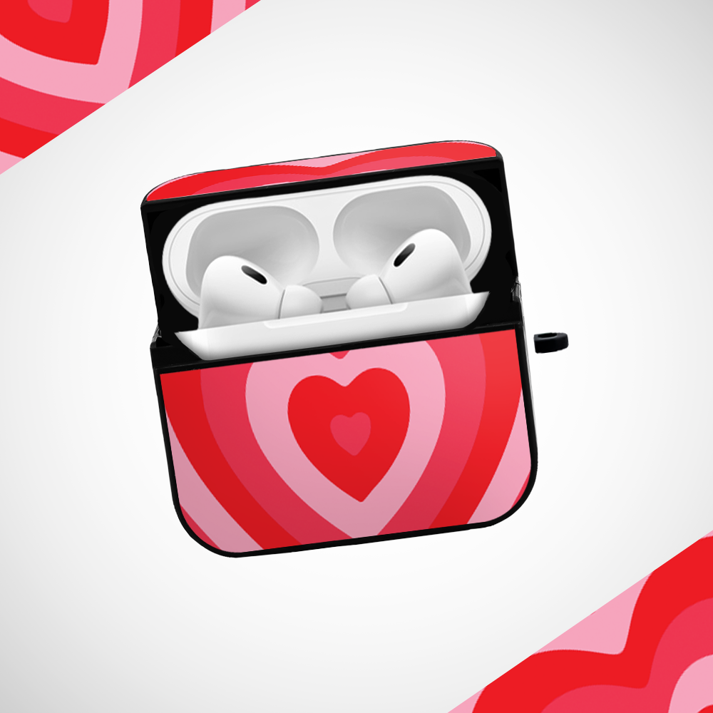 Cover It Up Strawberry Hearts Glass Airpods 3rd Gen Case Covers - view 2
