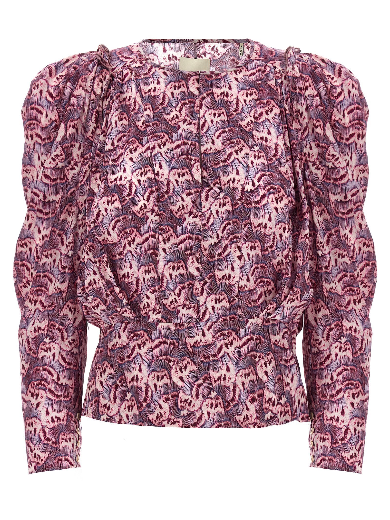 Isabel Marant Zarga Blouse – 91% silk, 9% elastane