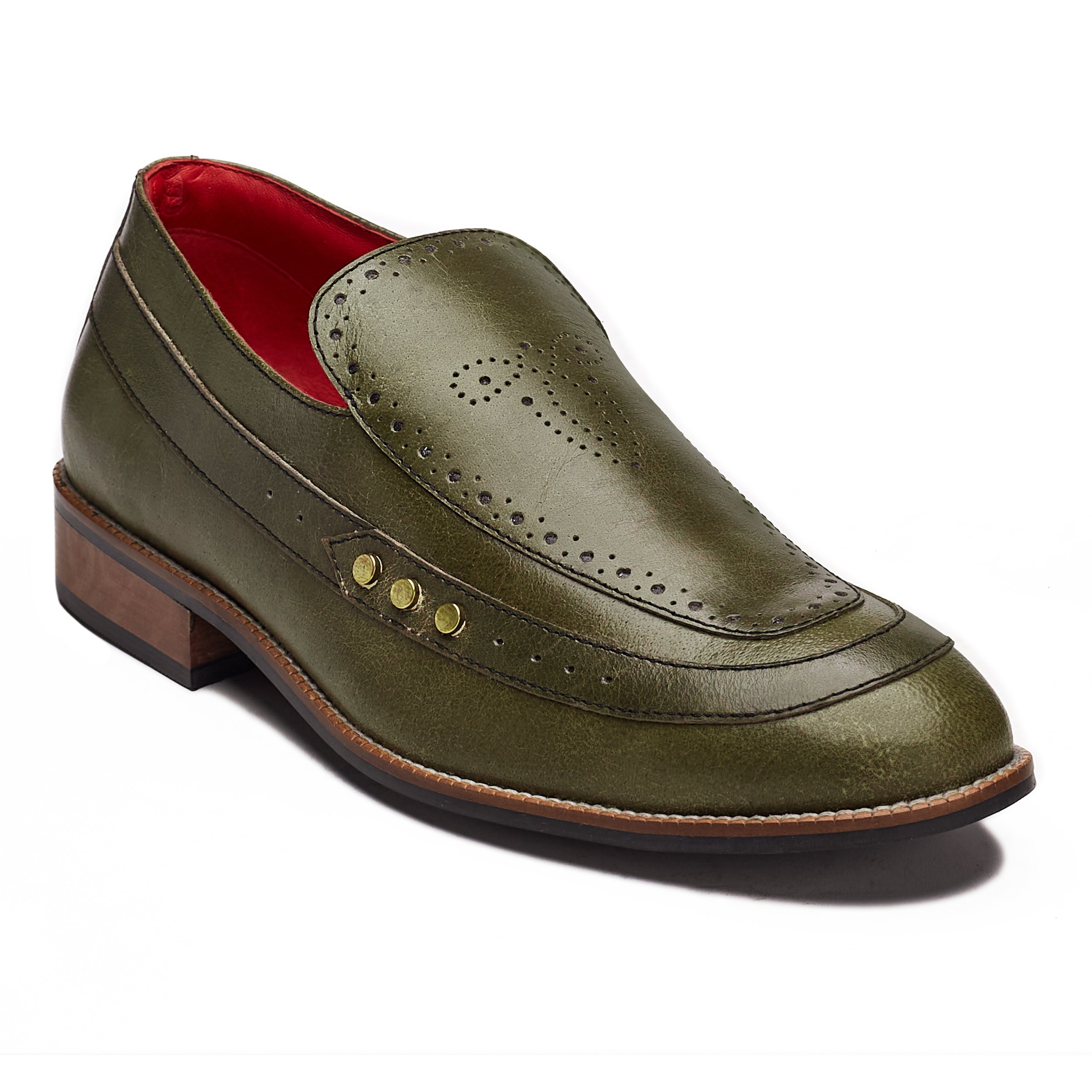 Banjaaran Studio Nizam Loafers Men – Olive - view 5