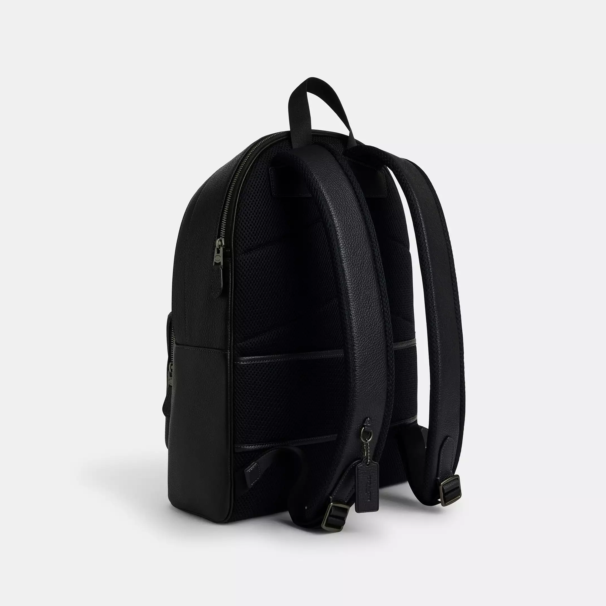 Coach West Backpack pebbled leather/Gunmetal/Black - view 2
