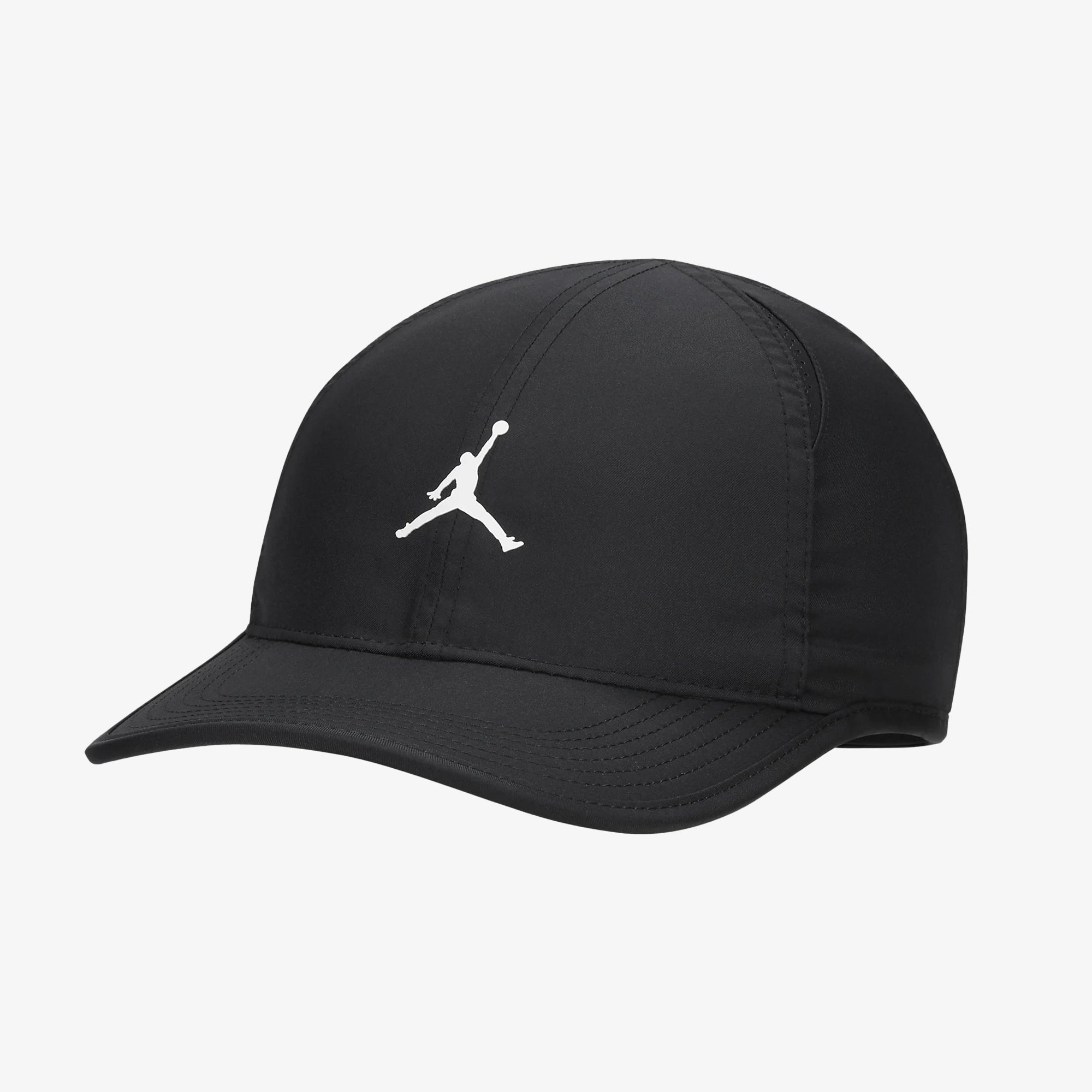 Jordan | DRI-FIT CLUB UNSTRUCTURED CURVED BILL CAP { BLACK/BLACK/WHITE