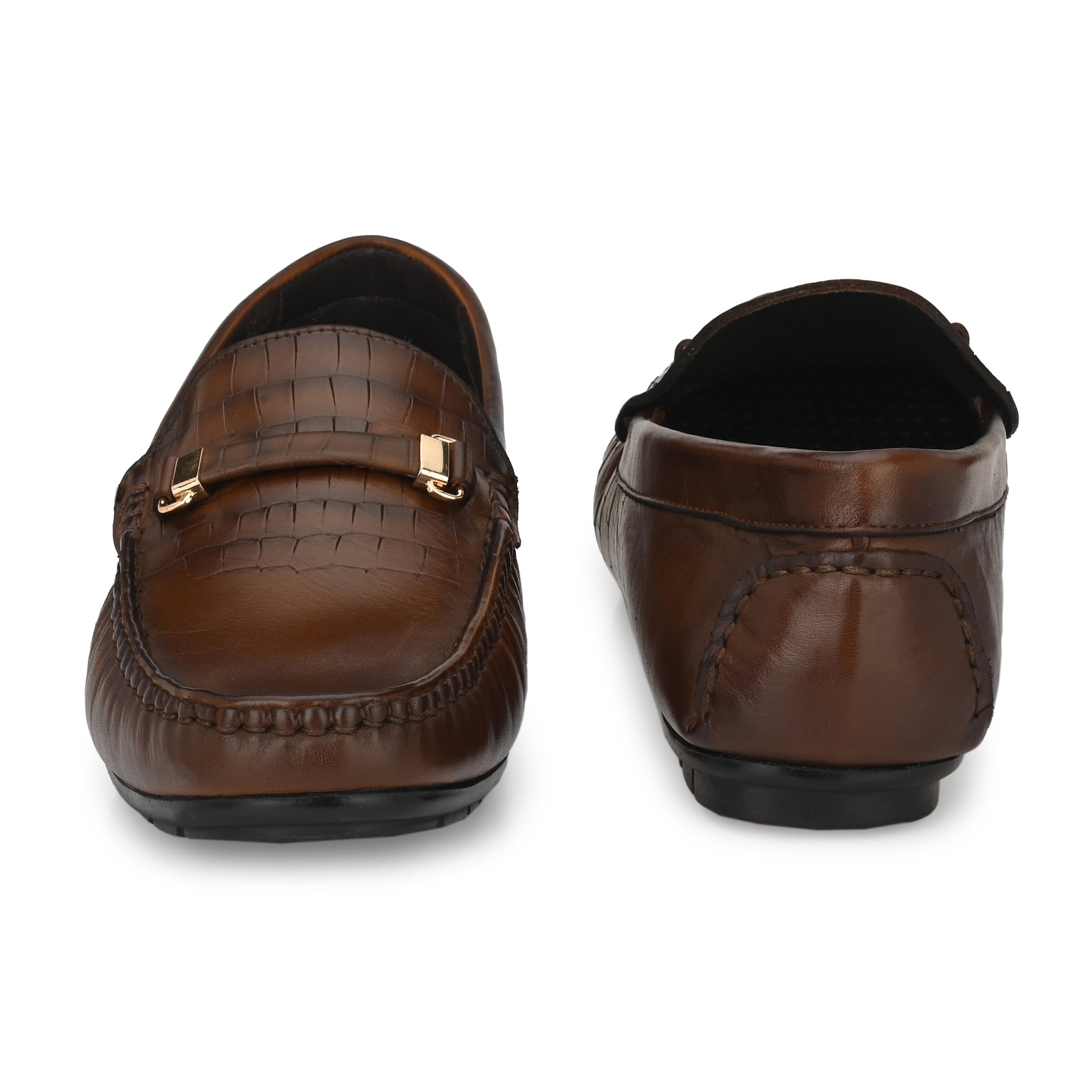 egoss-shoes Buckled Formal Loafers For Men by Egoss - view 2