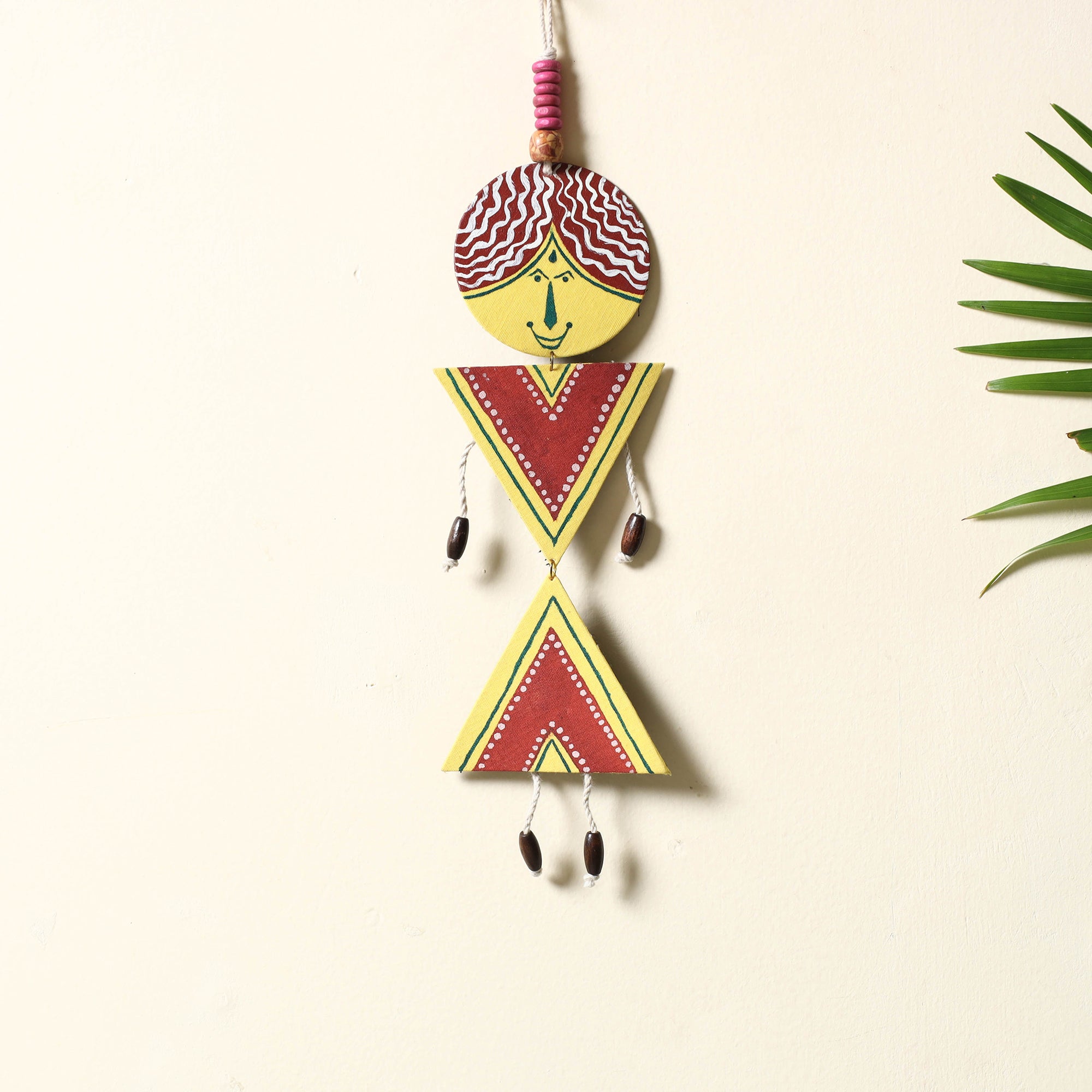 KHUSHBASH - HAPPY LOOM OF EAST Bishnupur Handpainted Fabric Wall Hanging
