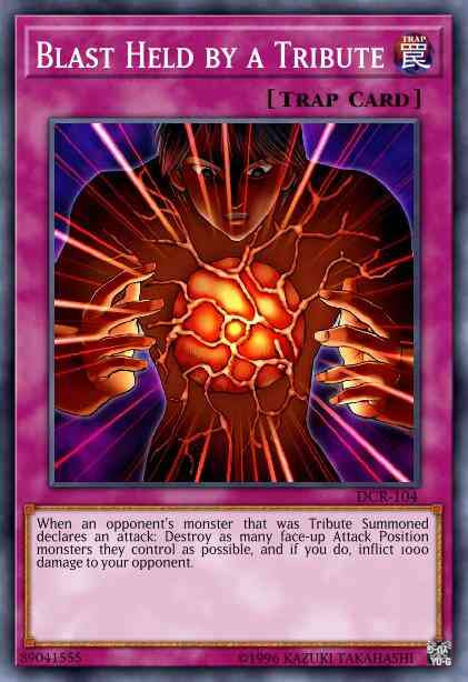 Yu-Gi-Oh! Blast Held by a Tribute - DCR-104 - Ultra Rare - 1st Edition