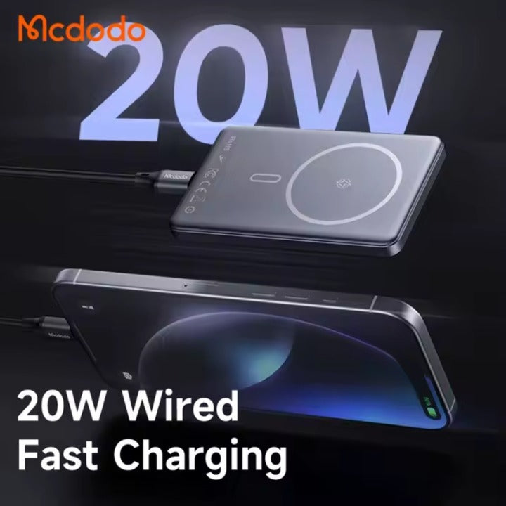 Million Cases MCDODO UltraSlim 20W Magnetic Alloy Power Bank 5000mAh - view 2