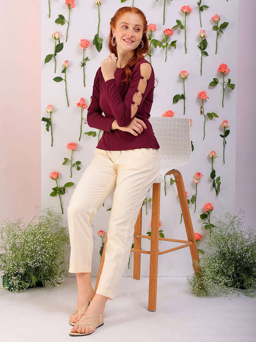 Freehand by The Indian Garage Co Women Solid Top - view 7