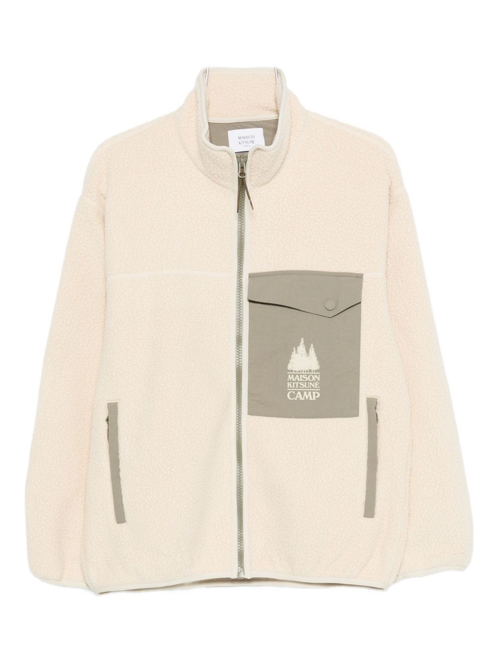 Maison Kitsuné casual fleece jacket – Polyester 100%