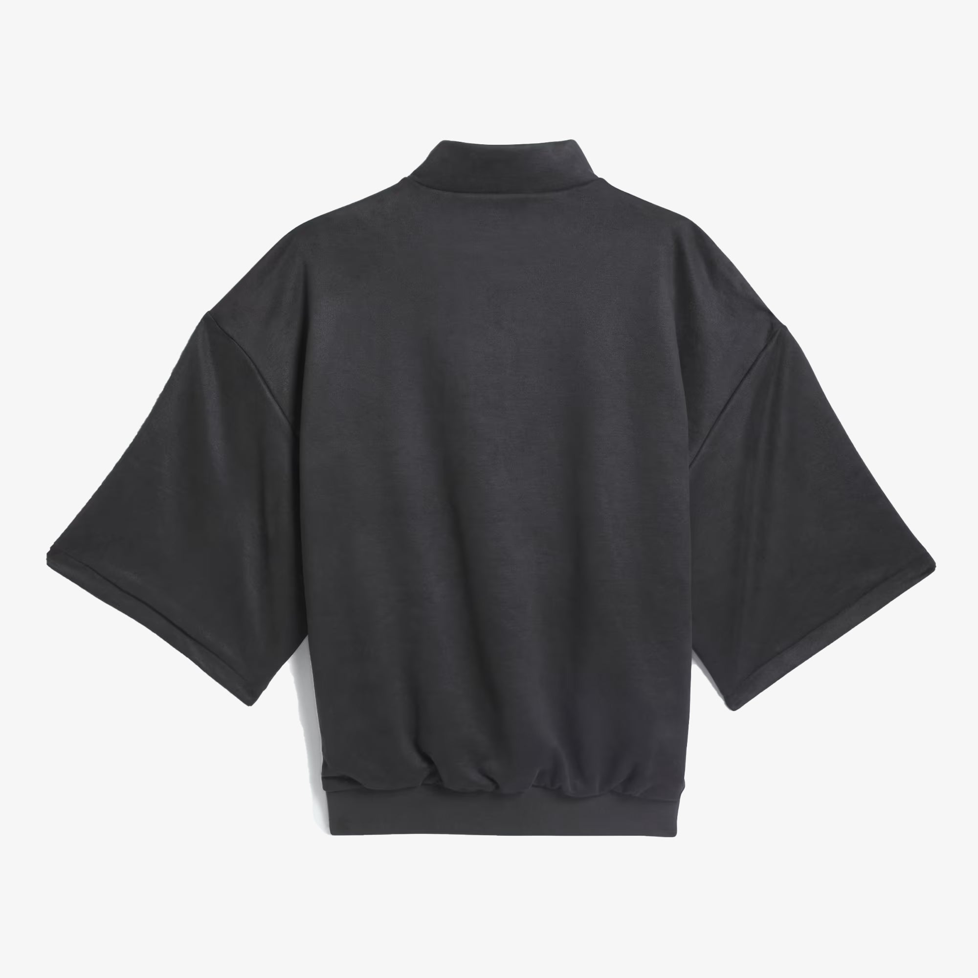 Adidas Originals | BASKETBALL SUEDED 3/4 HALF-ZIP SWEATSHIRT { CARBON