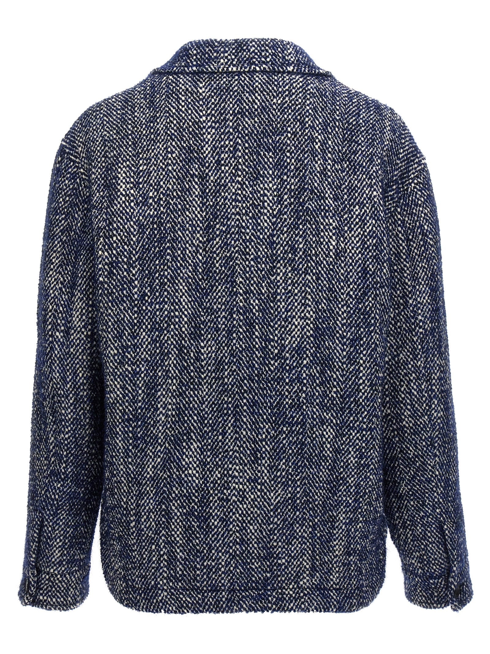 Etro Chevron Wool Jacket - view 2