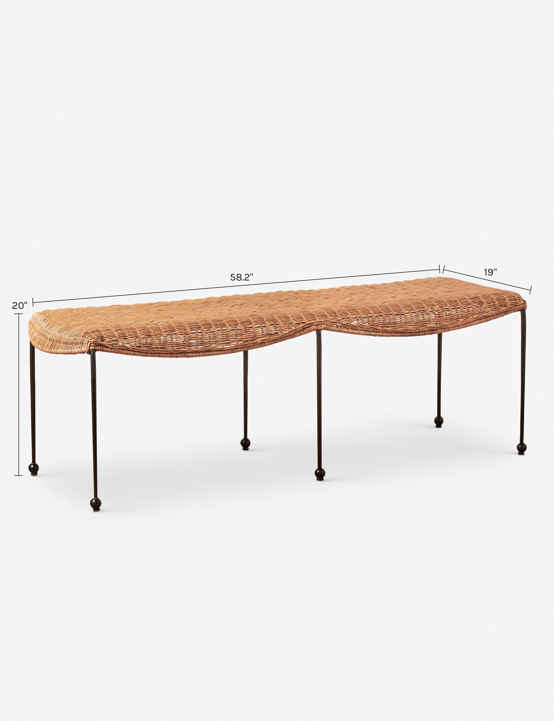 Lulu and Georgia Bonnet Indoor / Outdoor Bench - view 8