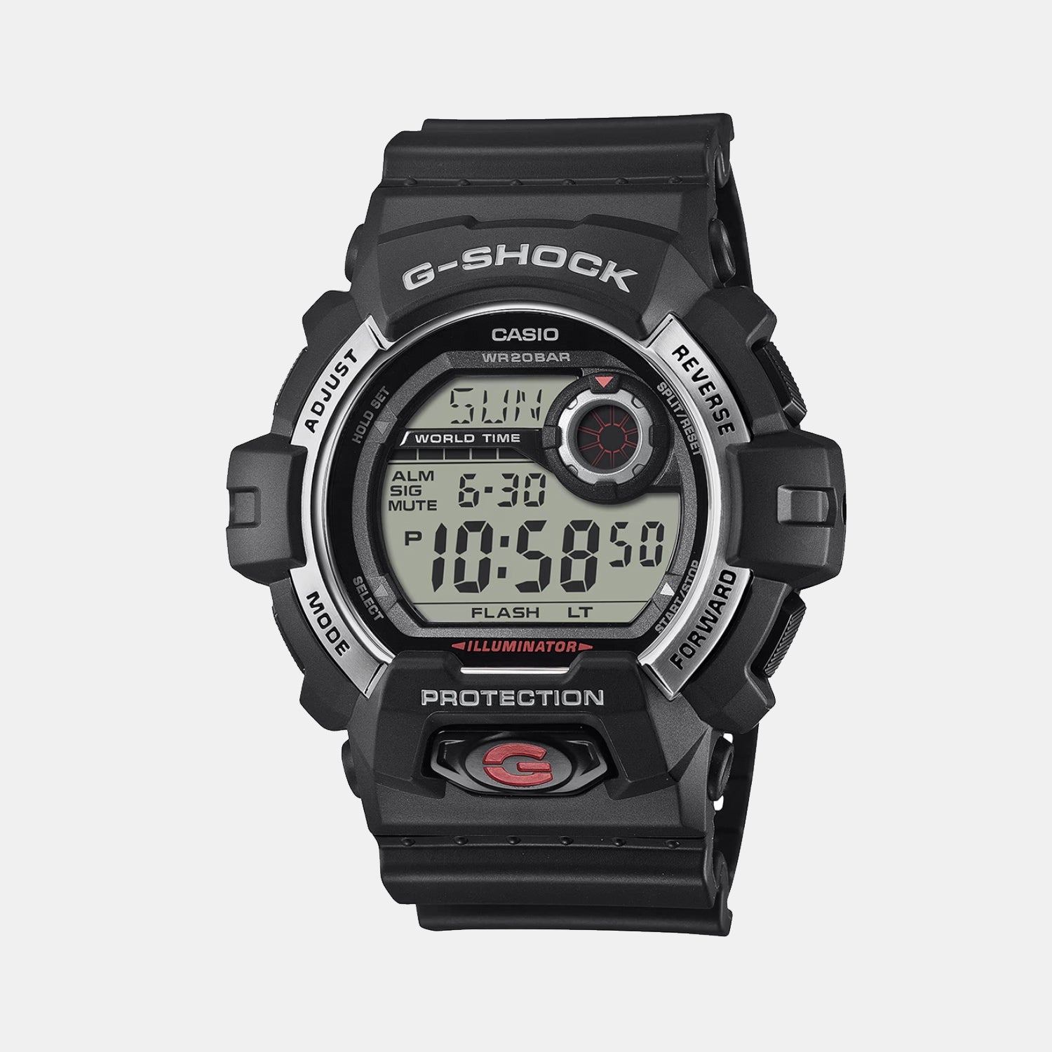 Casio G-Shock Men Quartz Black Dial Digital Resin Watch G1597