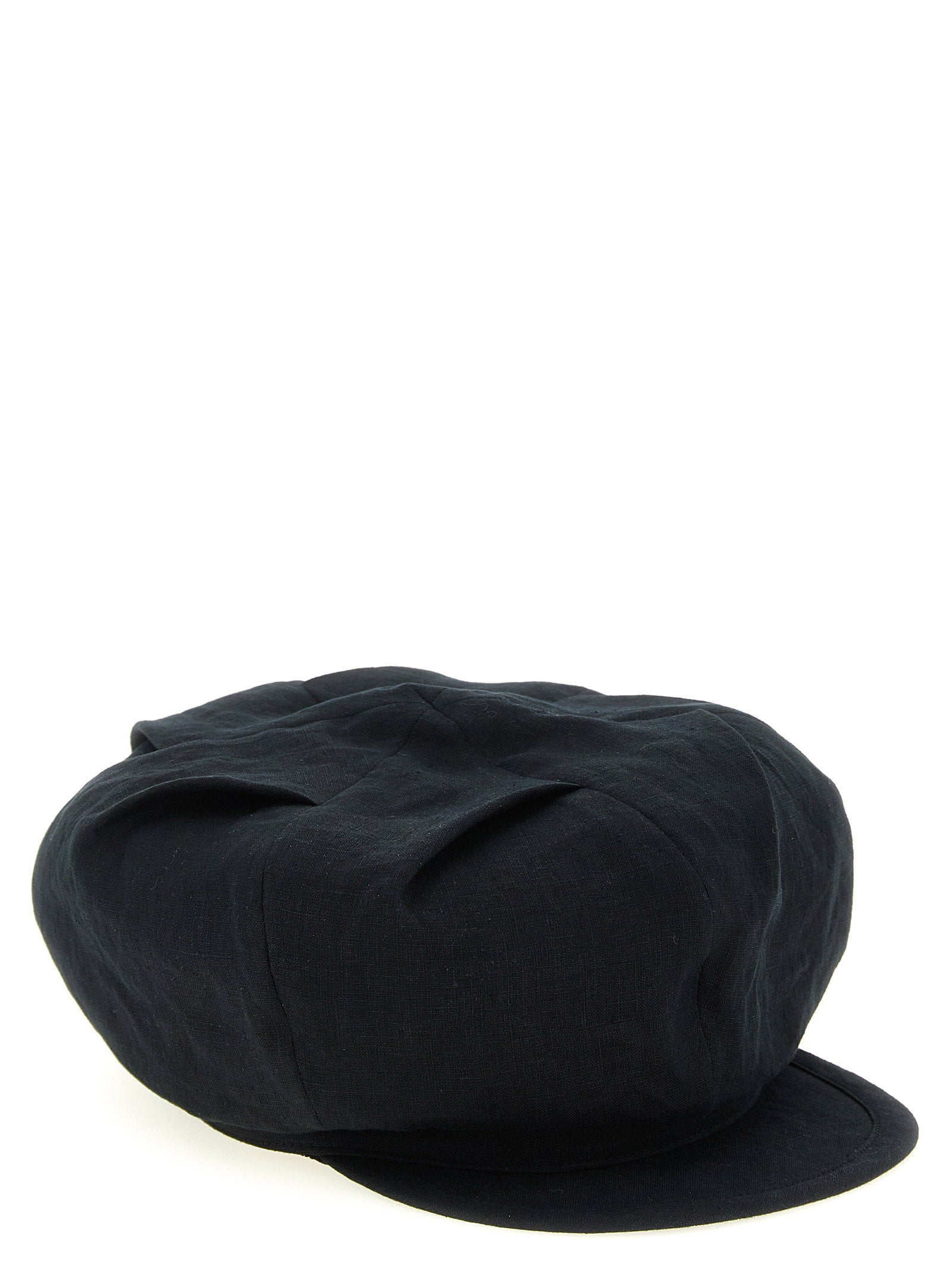 Yohji Yamamoto Tuck Casquette Cap – 100% linen - view 2
