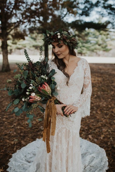 fiftyflowers.com Effortless Bohemian Wedding