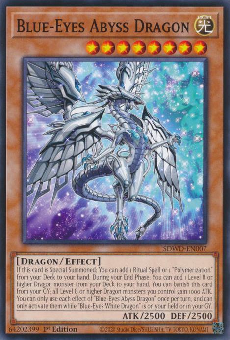 Yu-Gi-Oh! Blue-Eyes Abyss Dragon - SDWD-EN007 - Common - 1st Edition
