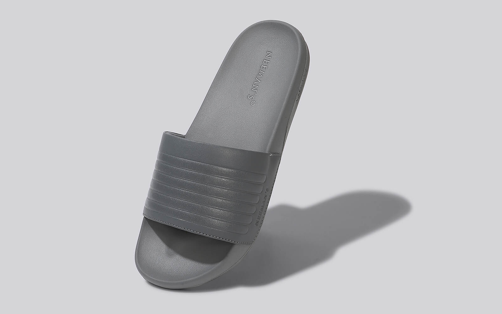 Neeman's FootBed Slides for Men : Grey