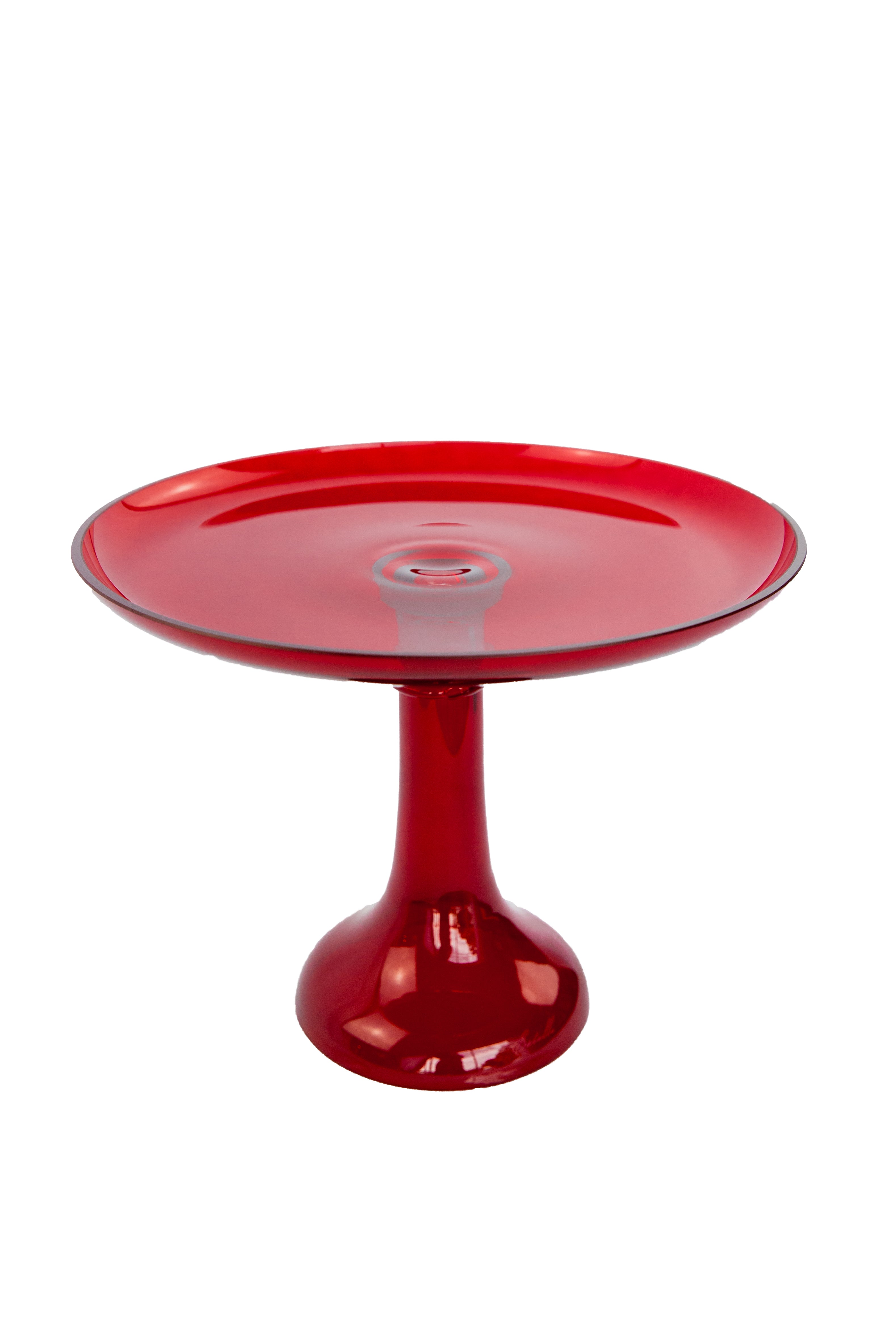 Estelle Colored Glass Estelle Cake Stand {Red} - view 2