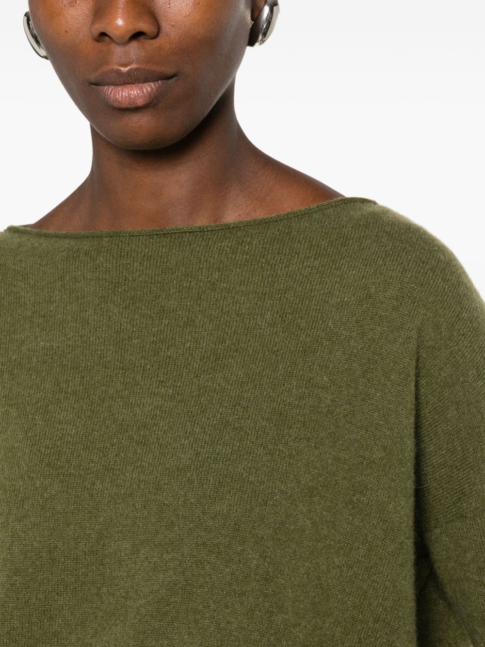 CT PLAGE Sweaters KAKI – 100% Cashmere - view 2