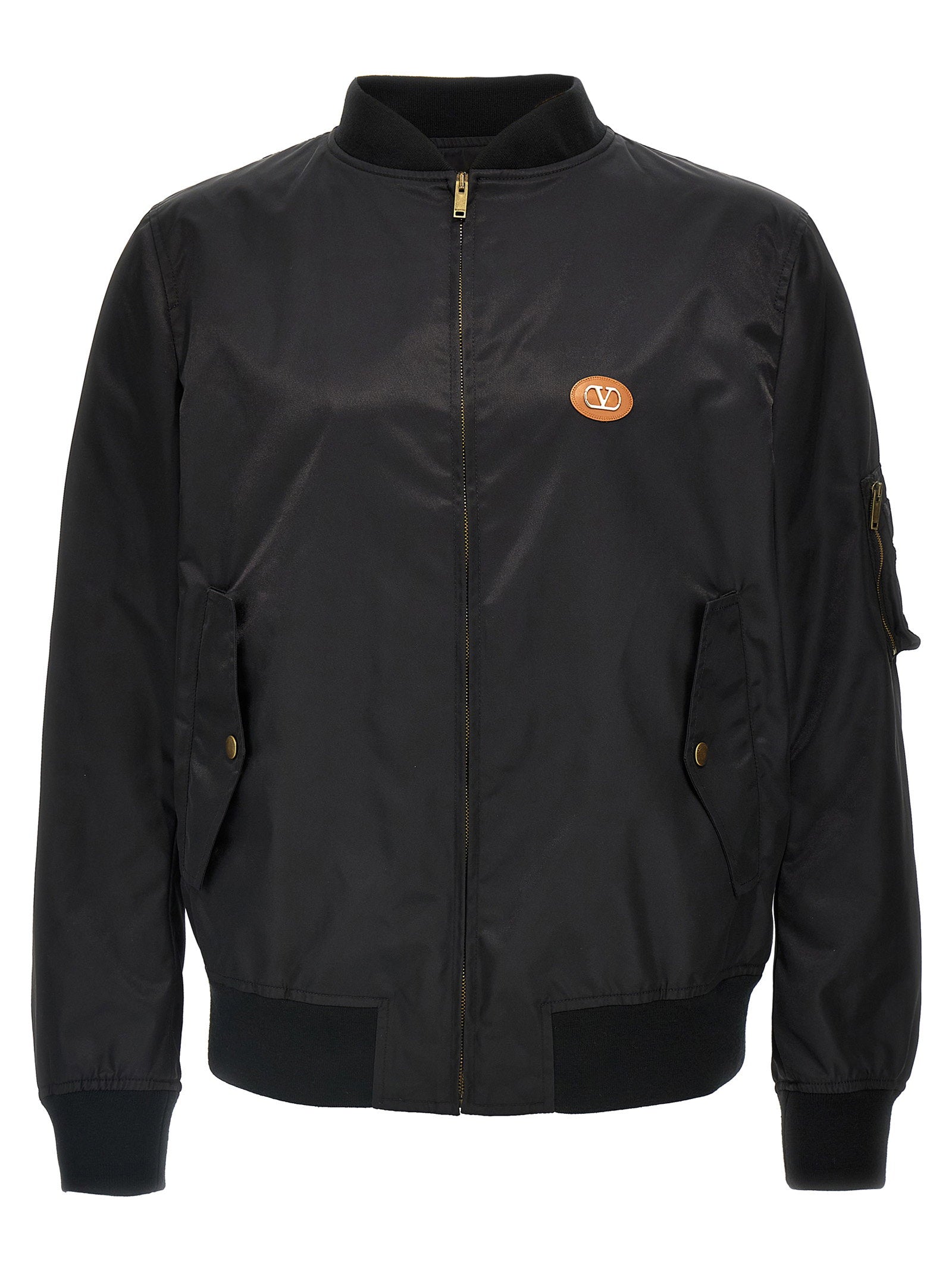 Valentino Garavani Logo Bomber Jacket – 100% polyamide