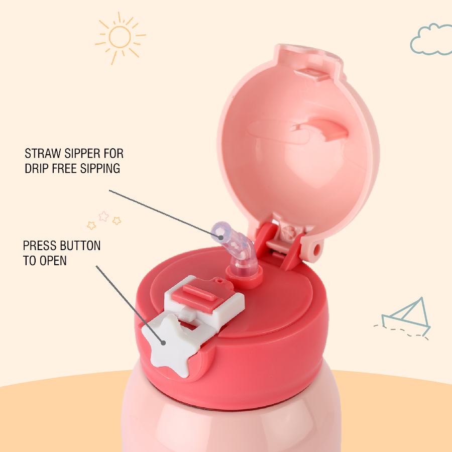 Cello Lucky Hot & Cold Stainless Steel Kids Water Bottle, 500ml - view 17