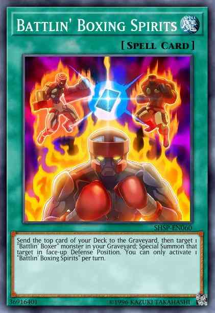 Yu-Gi-Oh! Battlin' Boxing Spirits - SHSP-EN060 - Super Rare - Unlimited